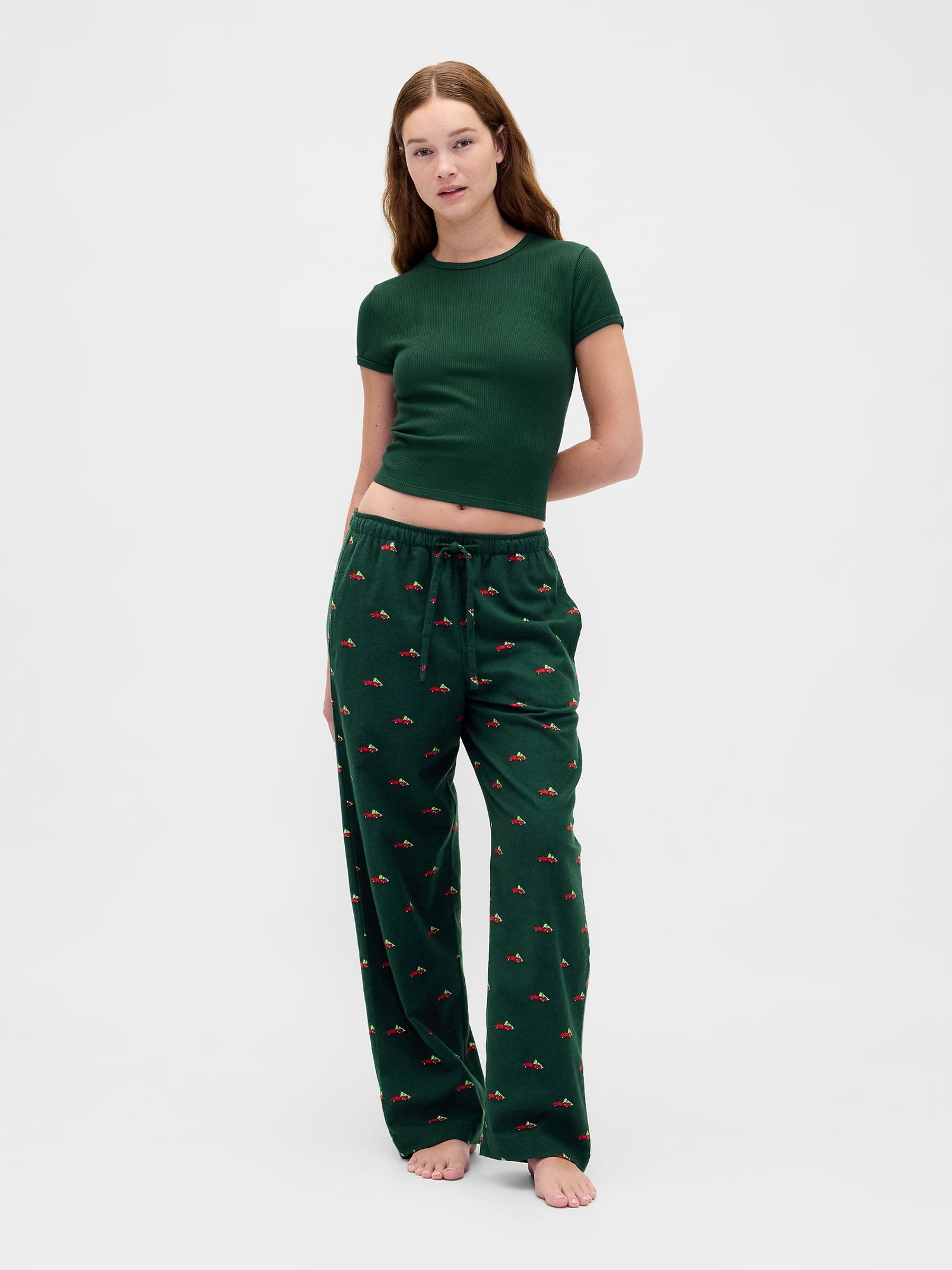 Green Matching Family Christmas Pyjama Bottoms - Image 3 of 6