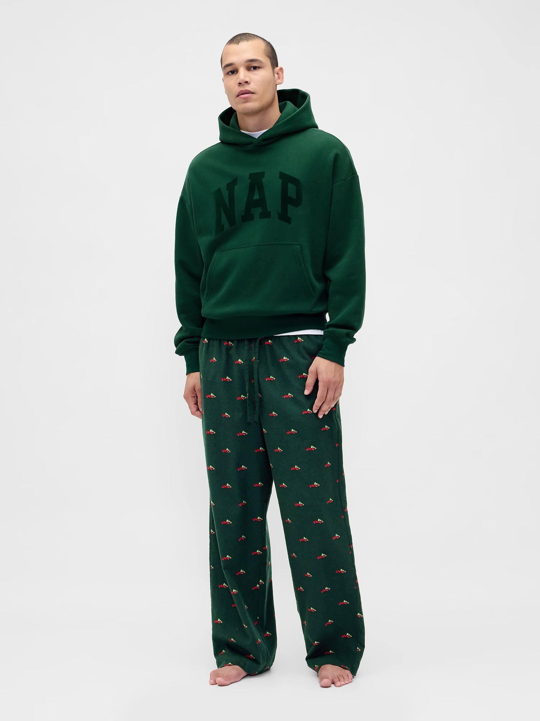 Green Matching Family Christmas Pyjama Bottoms - Image 4 of 6