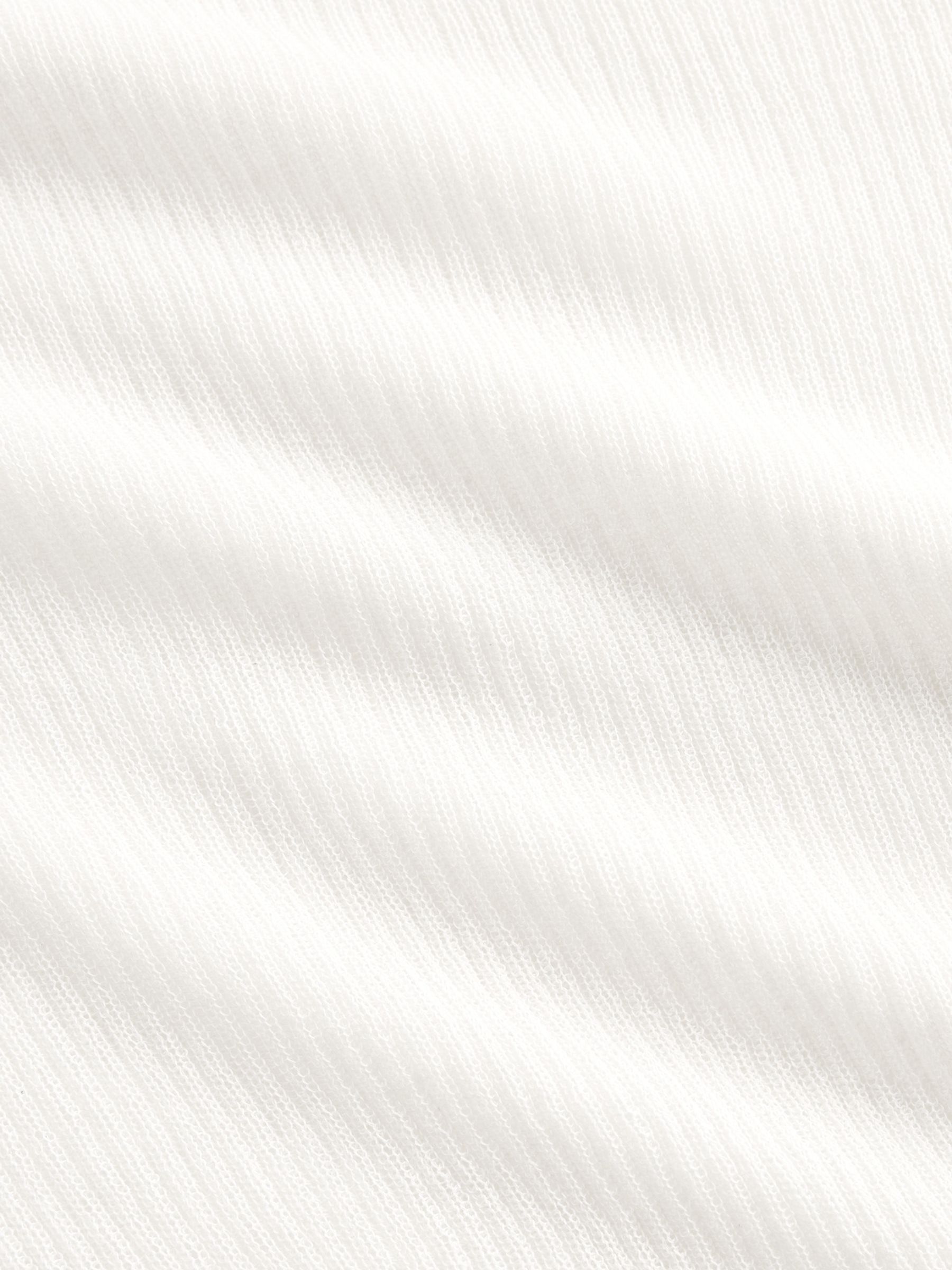 White High-Neck Sheer Jumper - Image 4 of 4