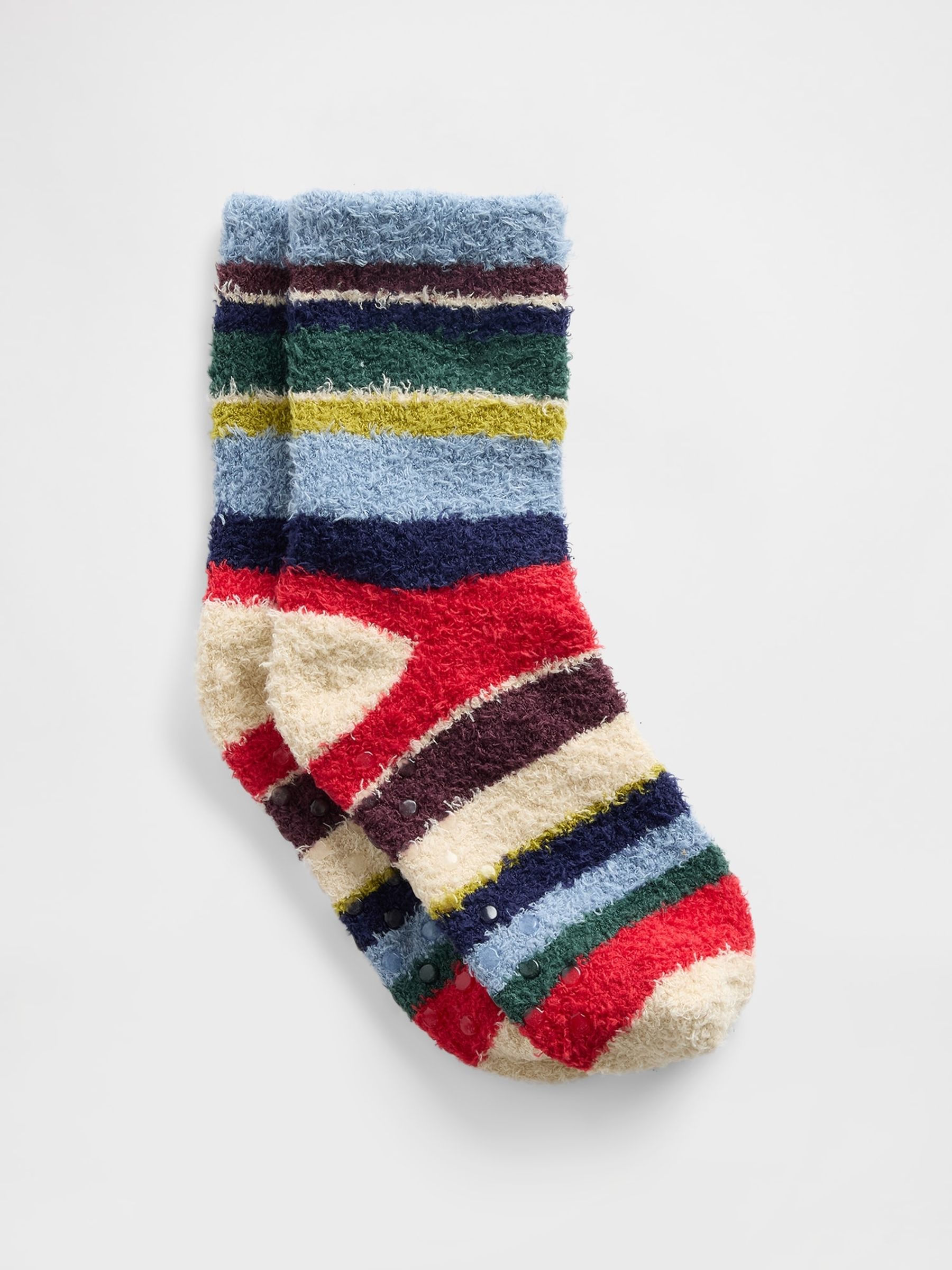 Multi Stripe Cosy Stripe Socks - Image 1 of 1