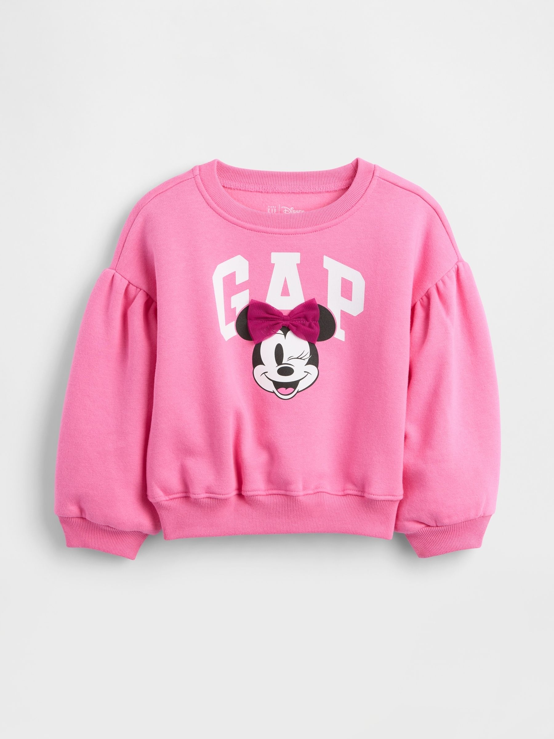 Pink Disney VintageSoft Logo Bubble Sweatshirt - Image 2 of 3