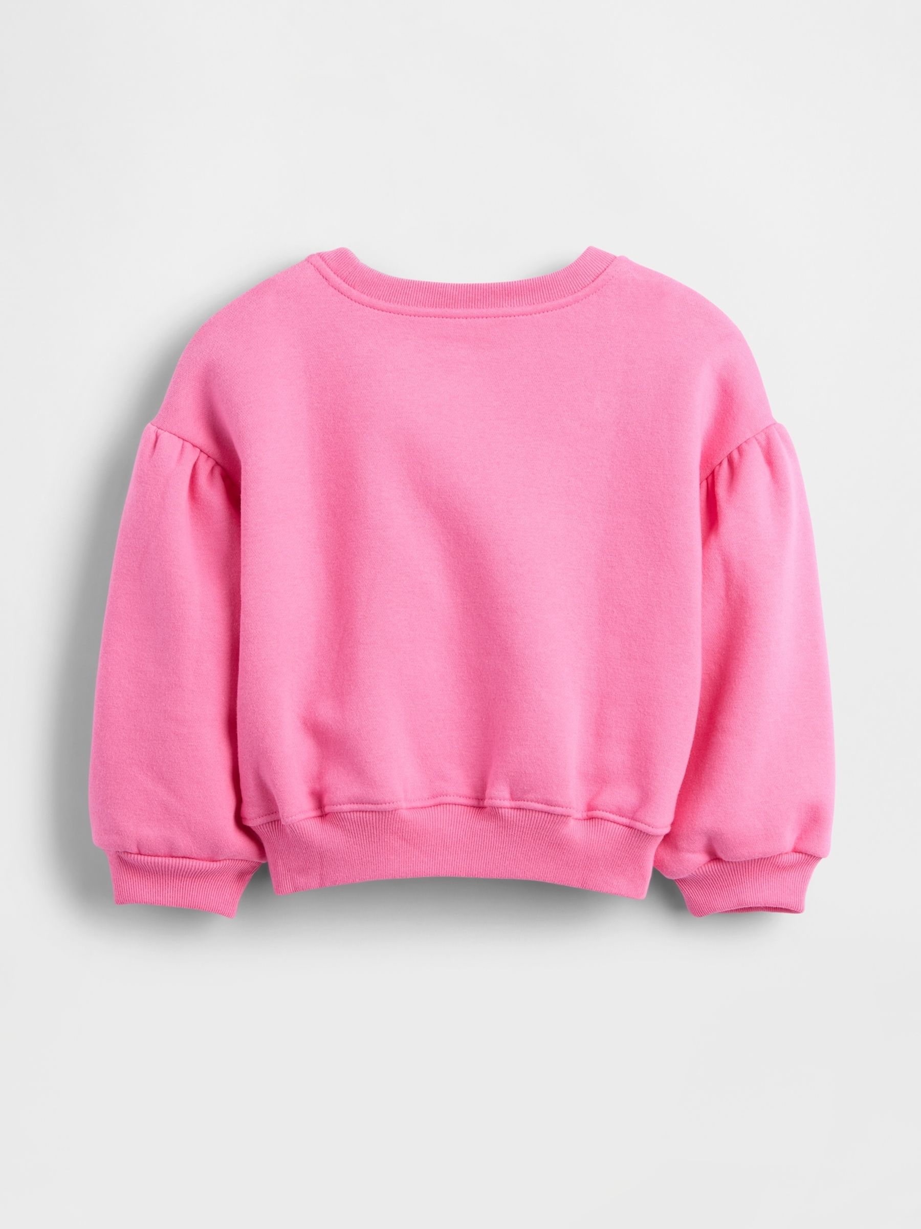 Pink Disney VintageSoft Logo Bubble Sweatshirt - Image 3 of 3