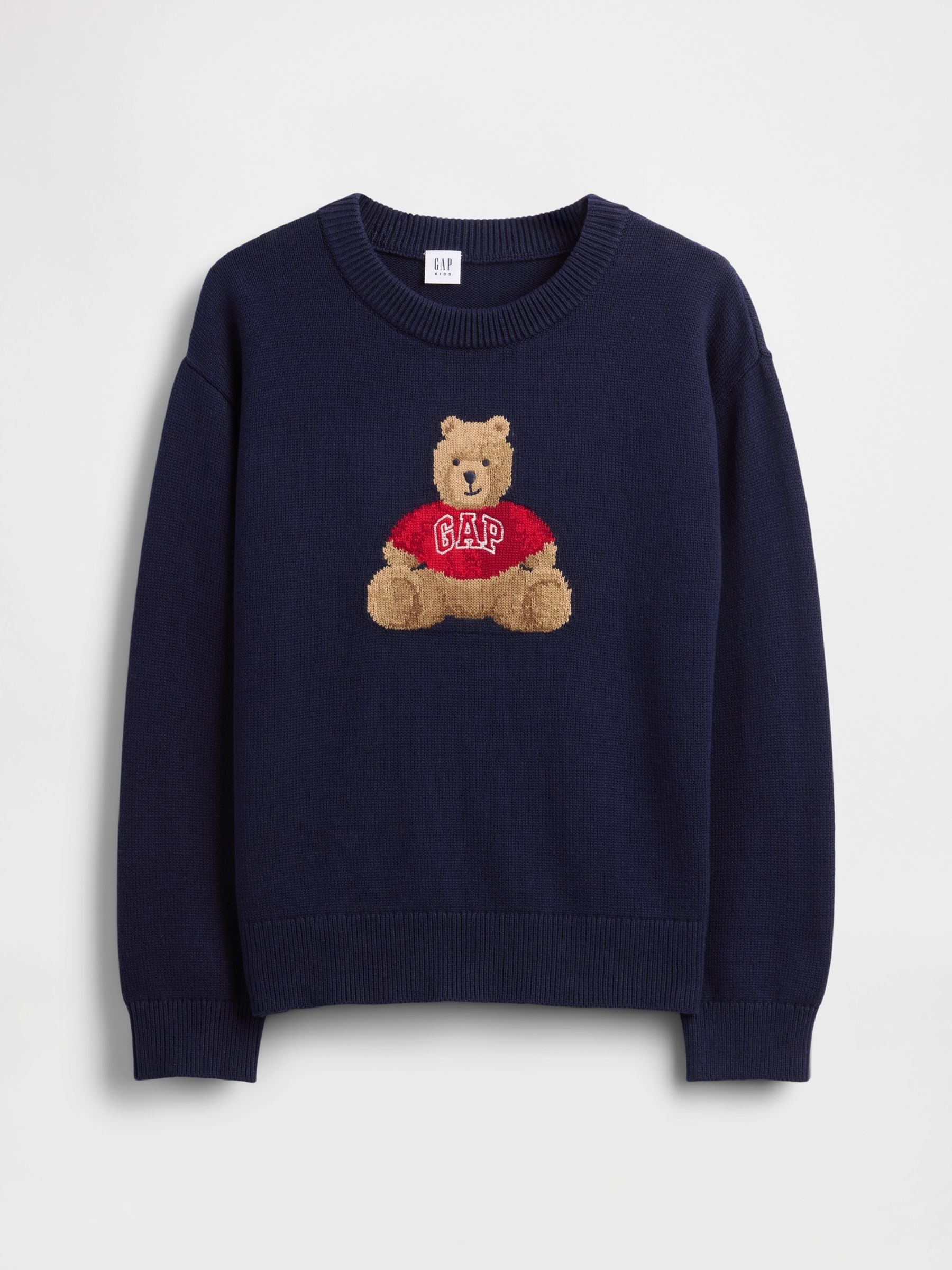 Navy Brannan Bear Relaxed Jumper (4-13yrs) - Image 5 of 5