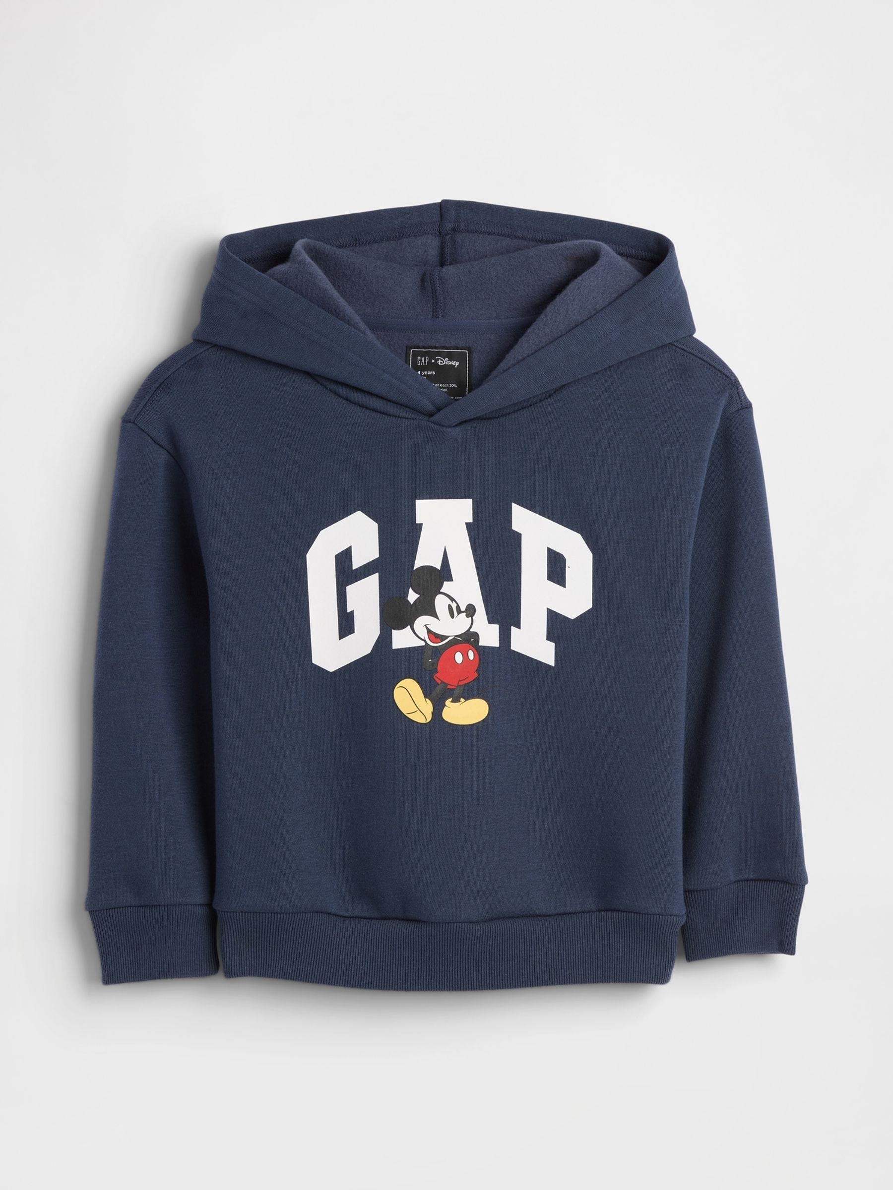 Navy Blue Disney Mickey Mouse Relaxed Logo Hoodie - Image 1 of 1 Navy Blue Disney Mickey Mouse Relaxed Logo Hoodie - Image 1 of 1
