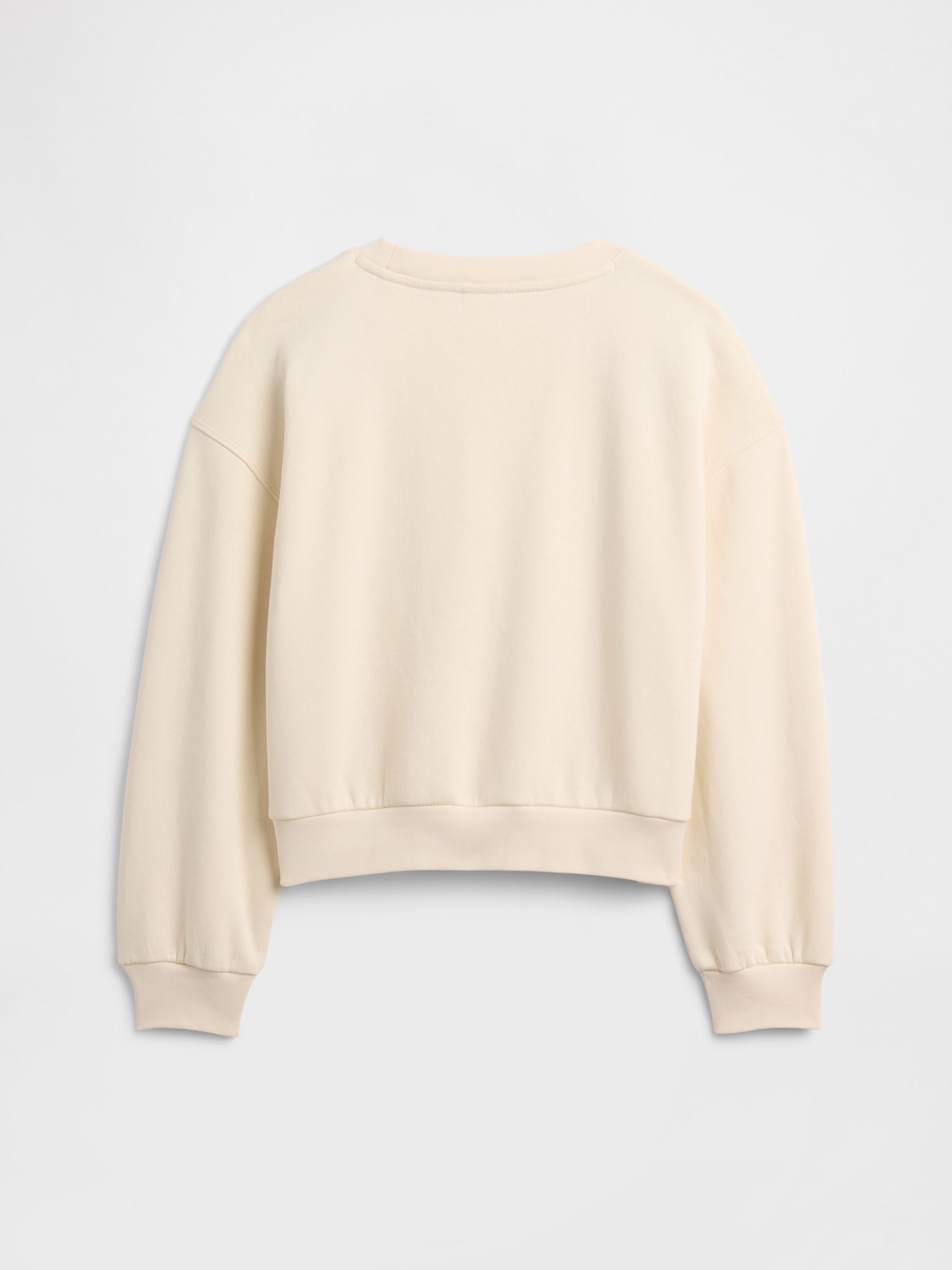 Cream Oversized Graphic Sweatshirt - Image 2 of 2 Cream Oversized Graphic Sweatshirt - Image 2 of 2