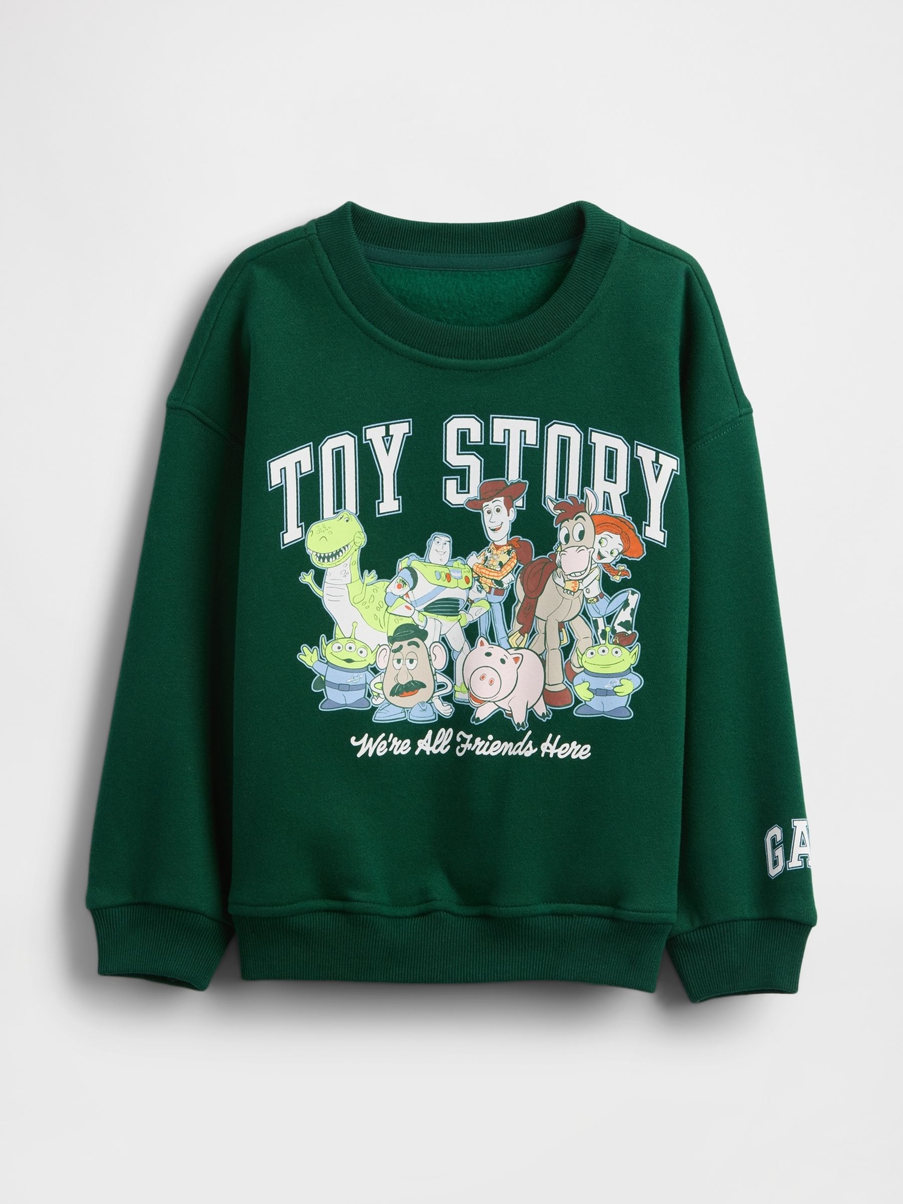 Green Disney VintageSoft Sweatshirt - Image 1 of 2 Green Disney VintageSoft Sweatshirt - Image 1 of 2