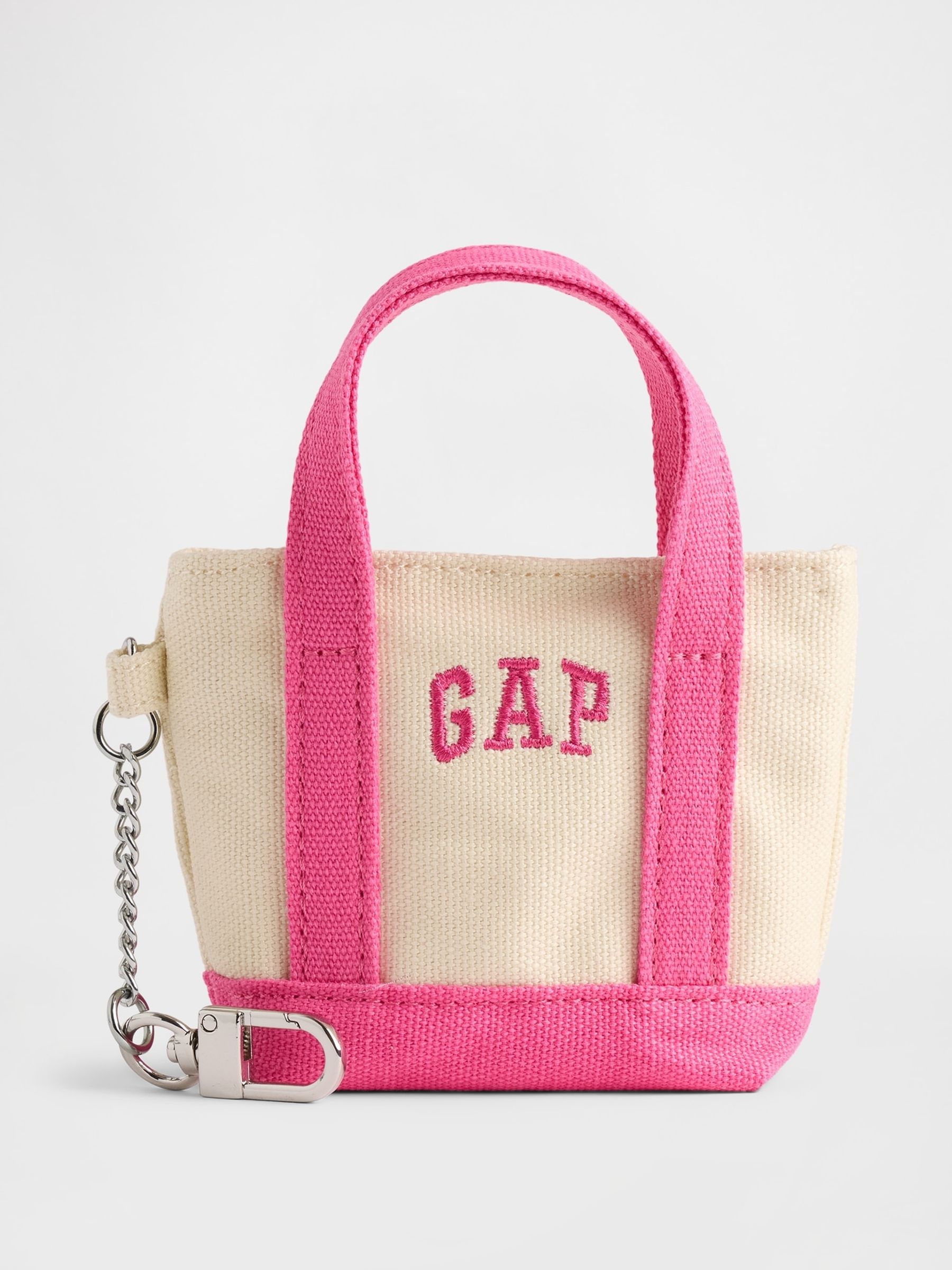 Pink Logo Tote Keychain Charm - Image 1 of 3