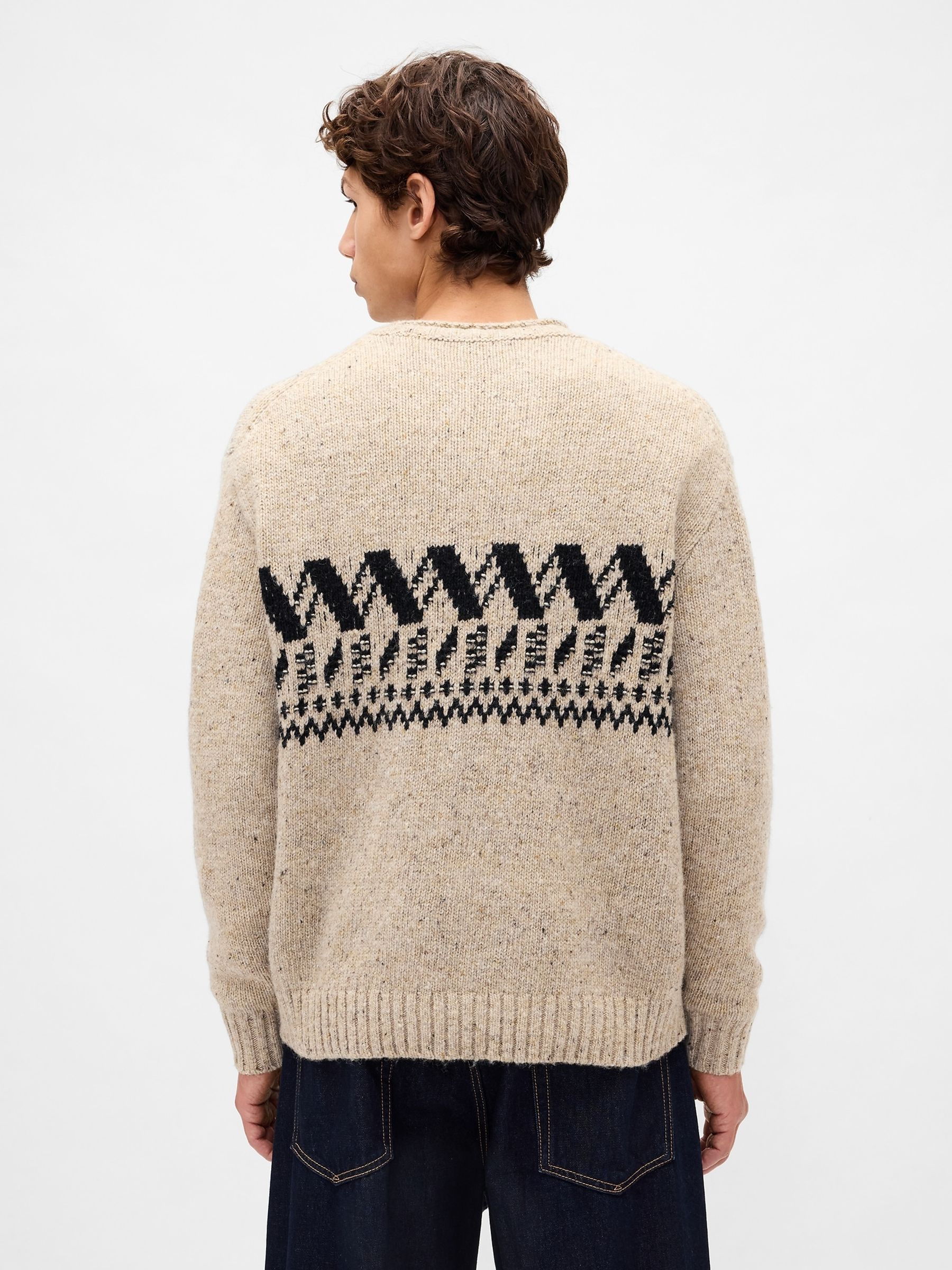 Brown Wool-Blend Roll-Neck Jumper - Image 2 of 4 Brown Wool-Blend Roll-Neck Jumper - Image 2 of 4
