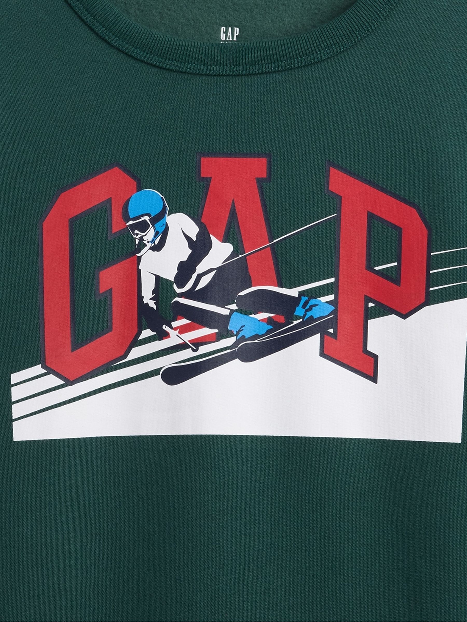 Green Graphic Logo Sweatshirt - Image 5 of 5 Green Graphic Logo Sweatshirt - Image 5 of 5