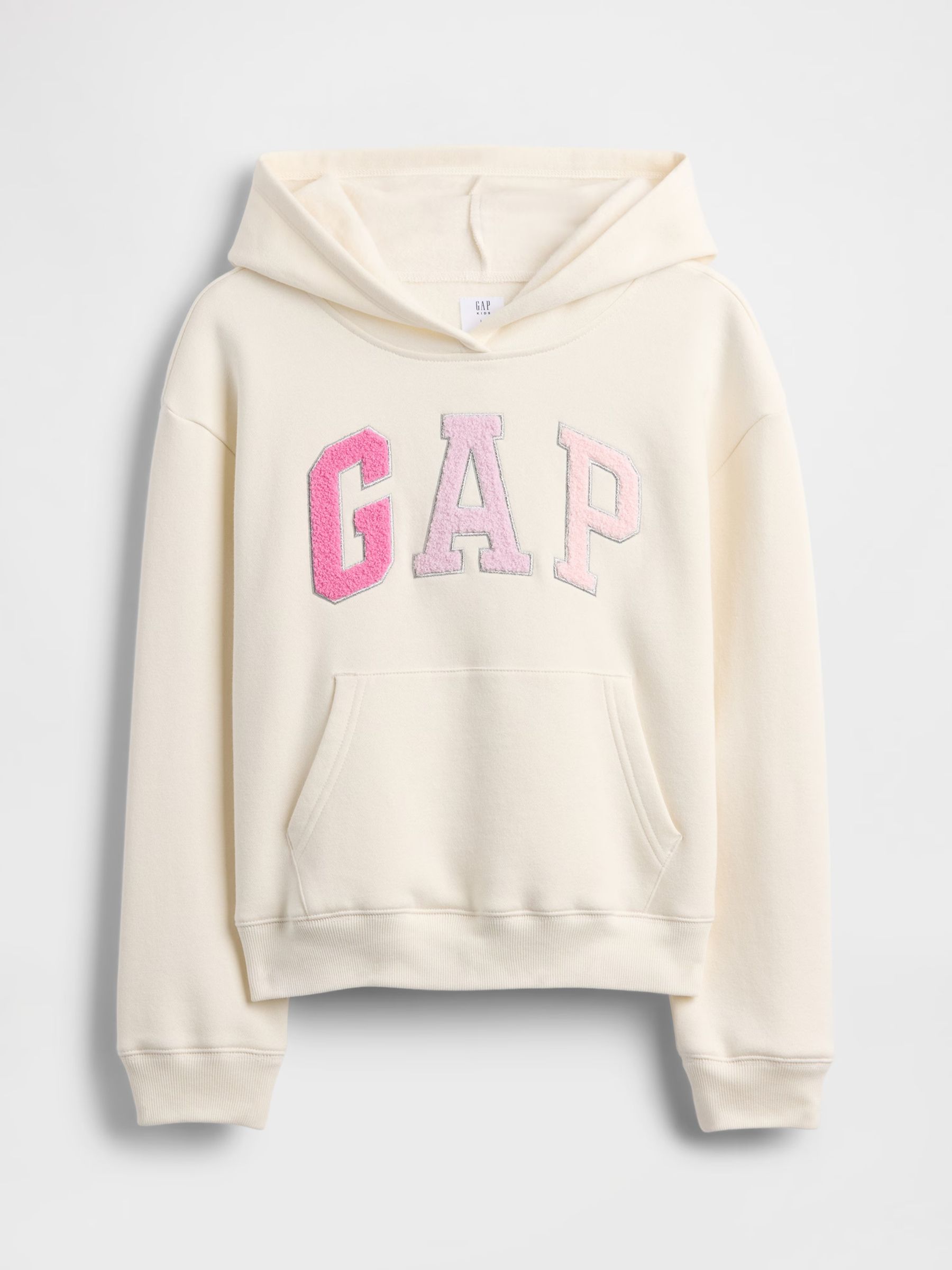 Cream Relaxed Logo Hoodie (4-13yrs) - Image 3 of 4