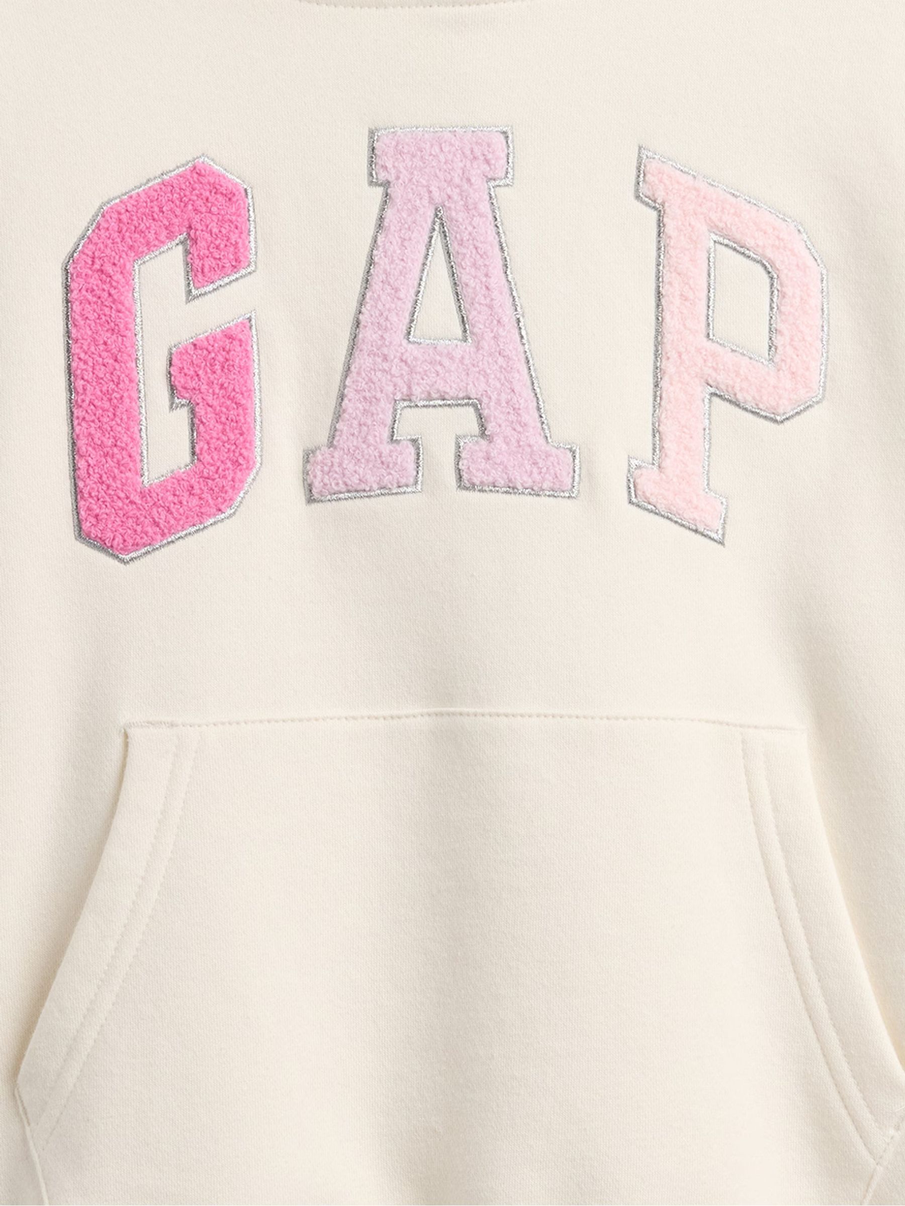 Cream Relaxed Logo Hoodie (4-13yrs) - Image 4 of 4
