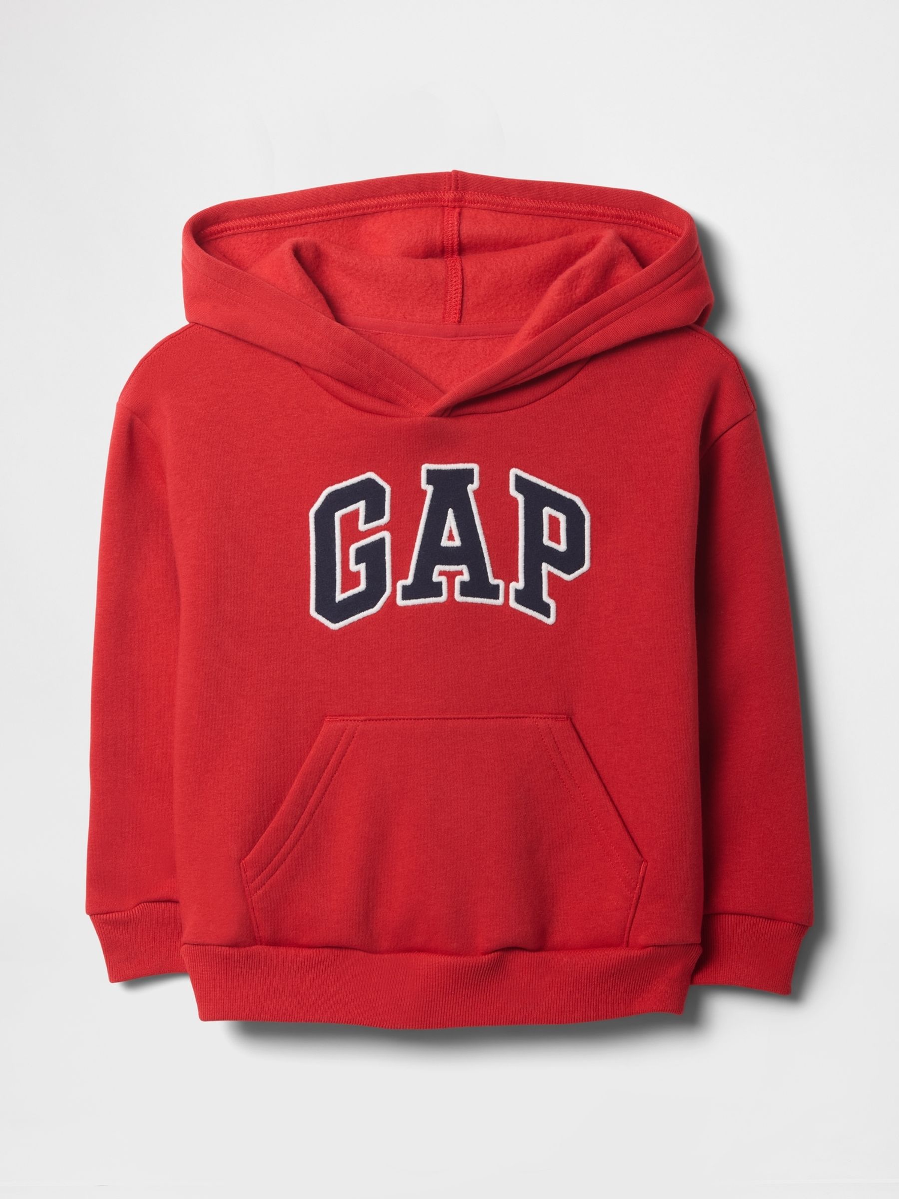 Red Relaxed Logo Hoodie (6mths-5yrs) - Image 1 of 3