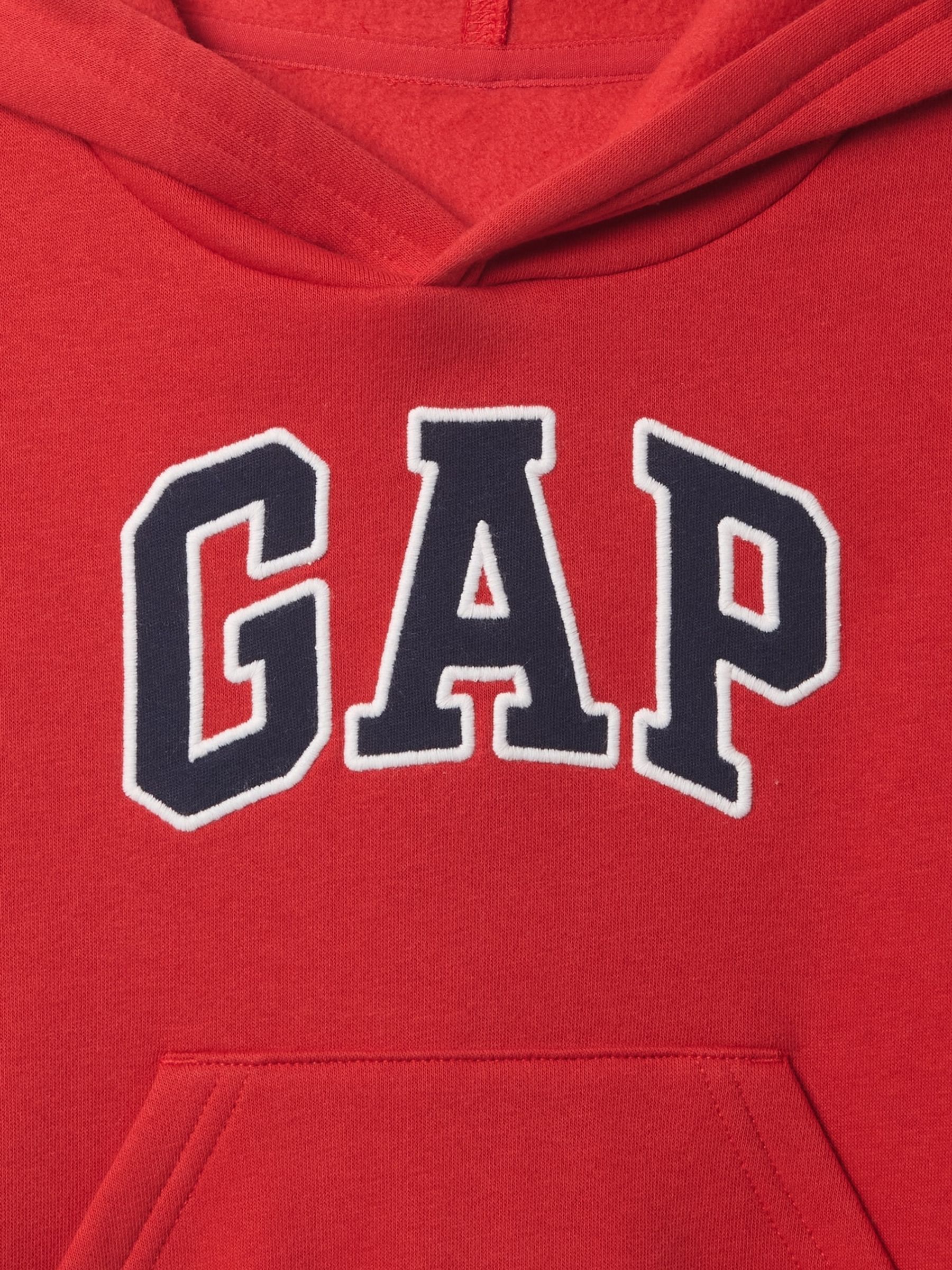 Red Relaxed Logo Hoodie (6mths-5yrs) - Image 3 of 3
