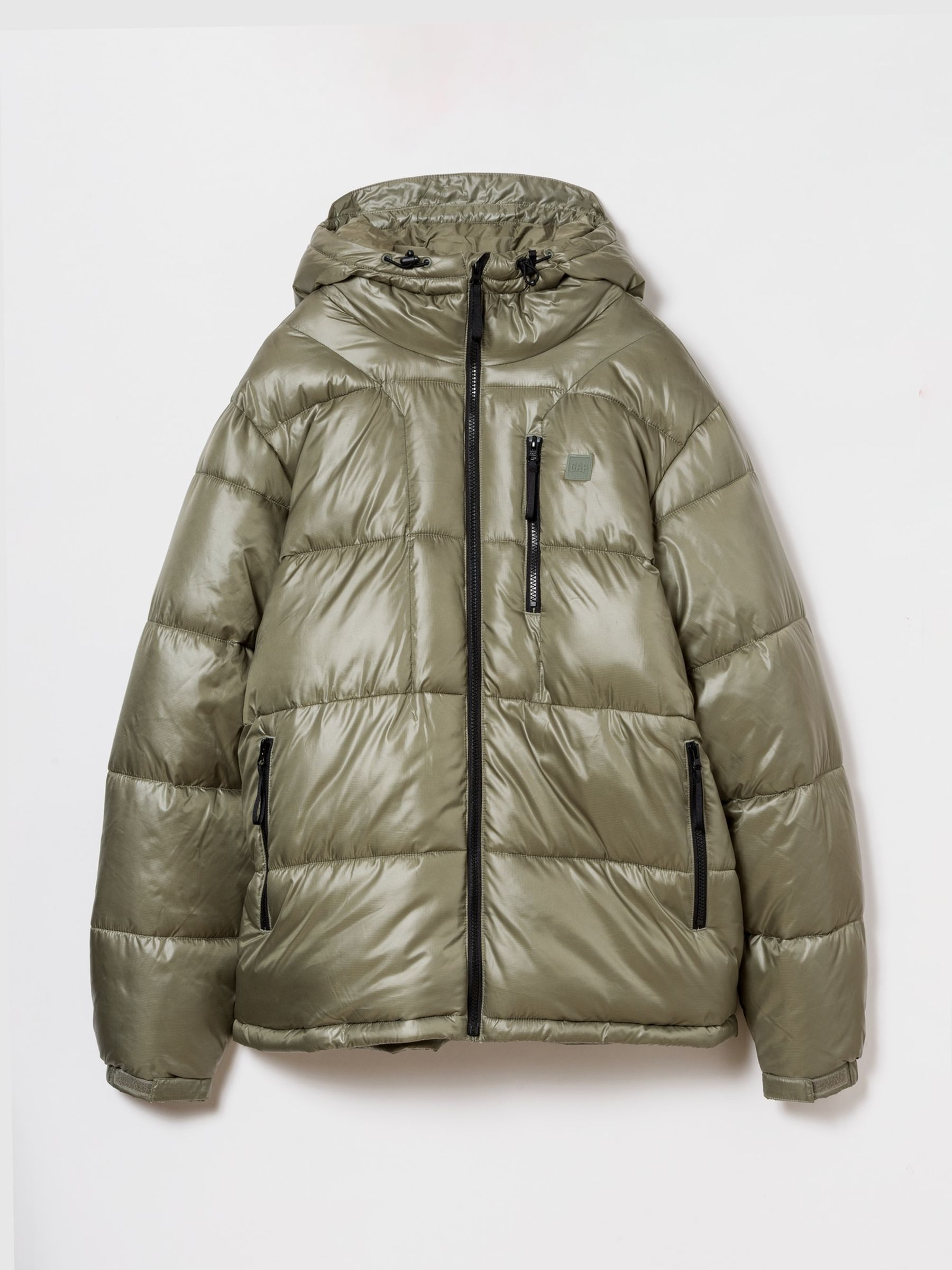 Green Heavyweight Puffer Jacket - Image 1 of 4
