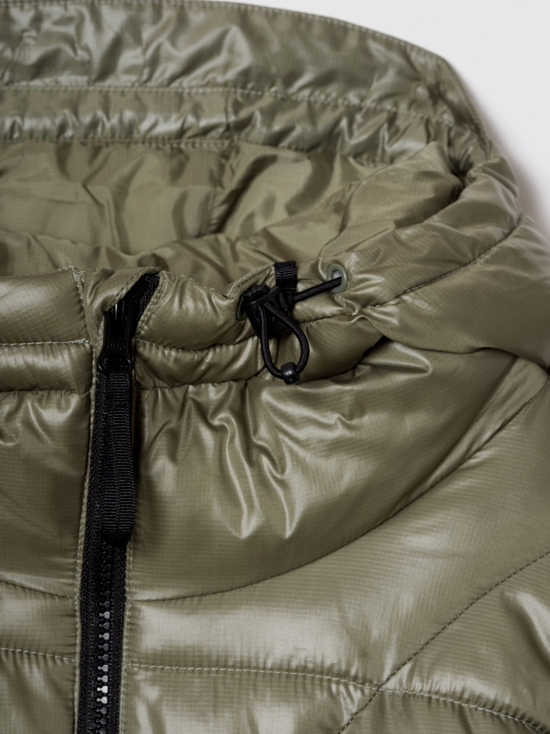Green Heavyweight Puffer Jacket - Image 3 of 4