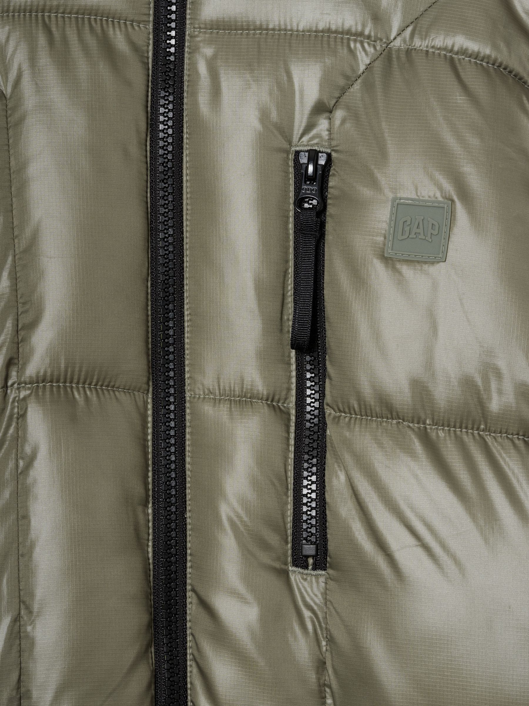 Green Heavyweight Puffer Jacket - Image 4 of 4