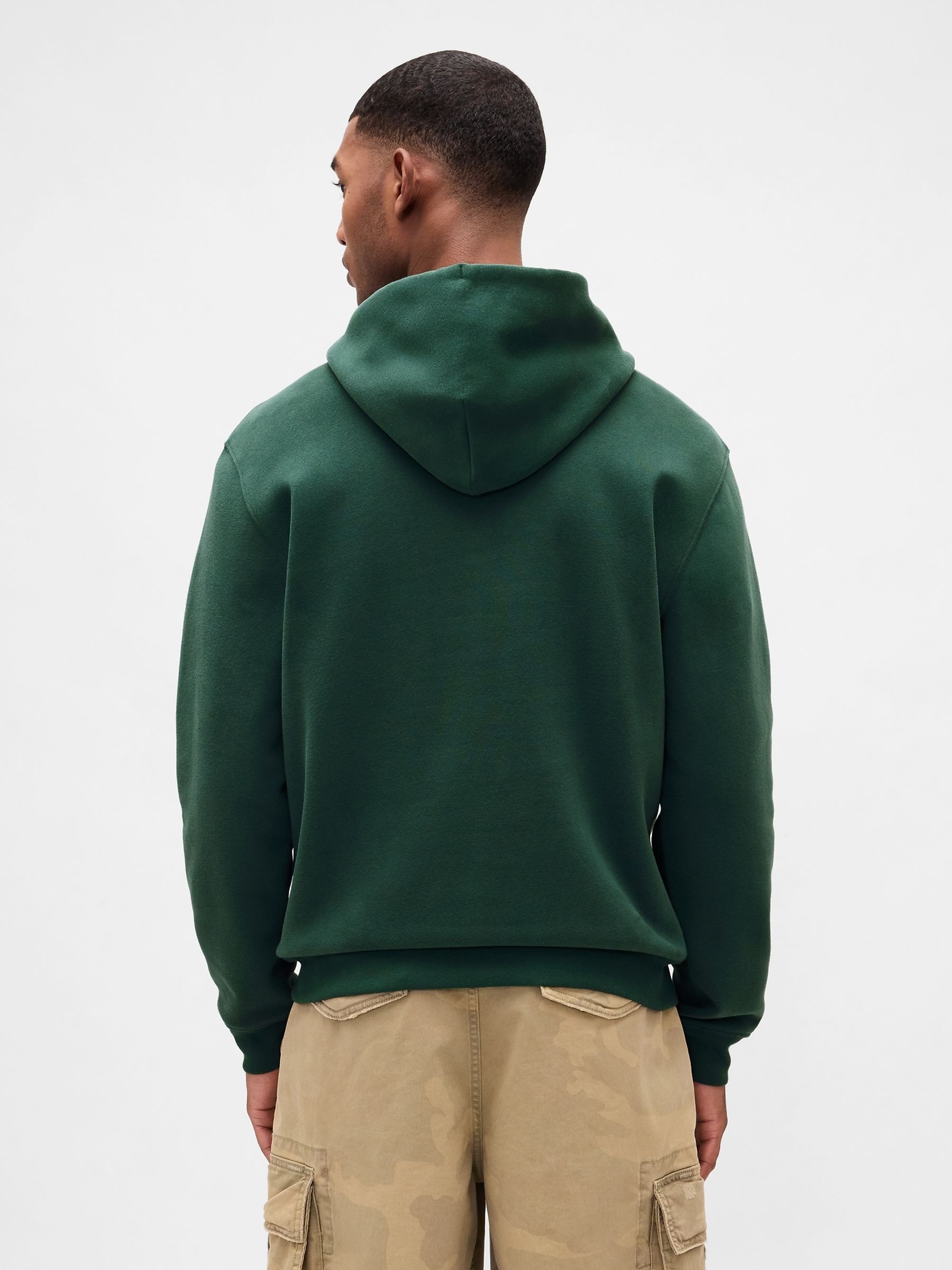Green VintageSoft Arch Logo Hoodie - Image 2 of 4
