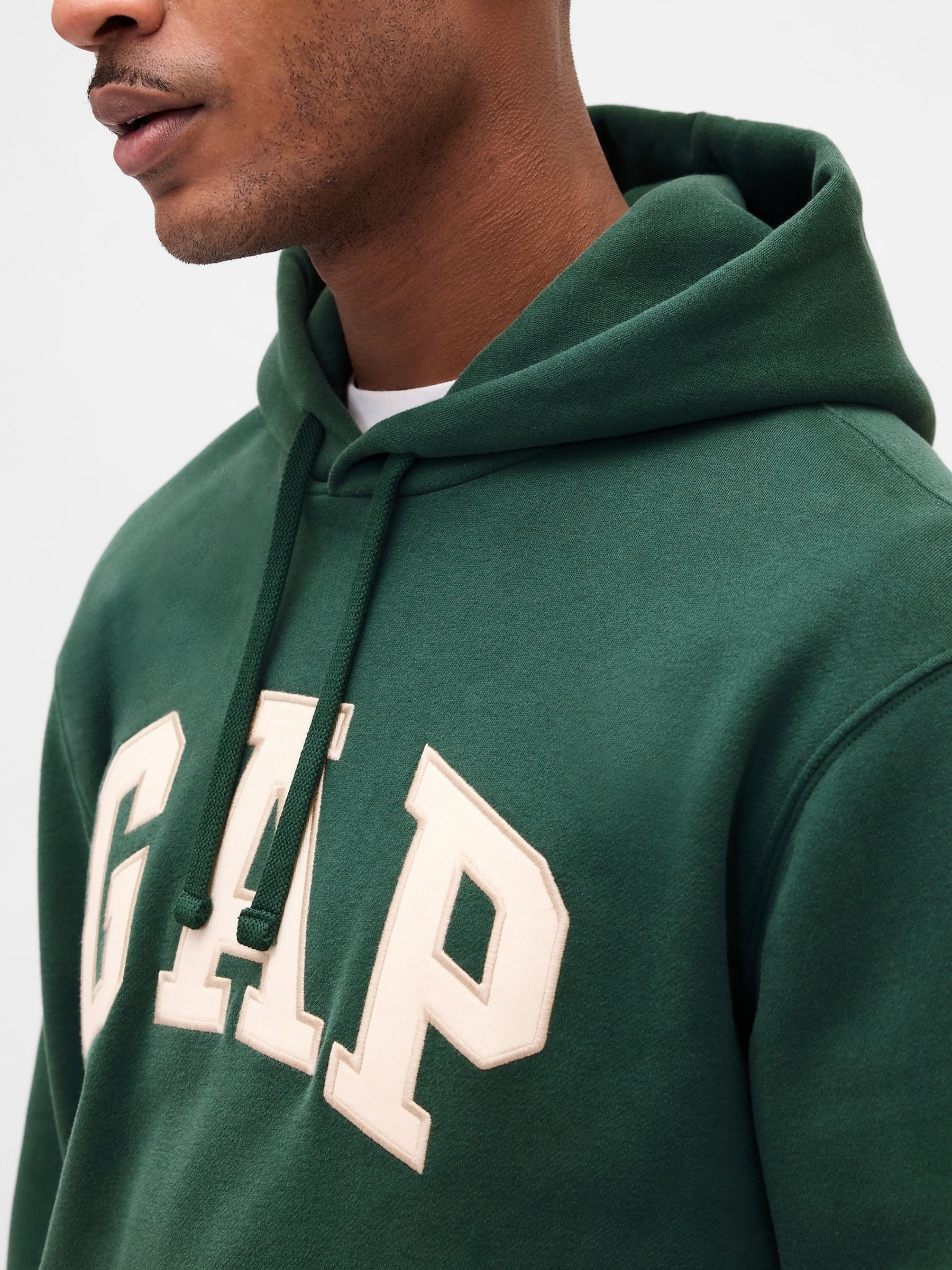 Green VintageSoft Arch Logo Hoodie - Image 4 of 4