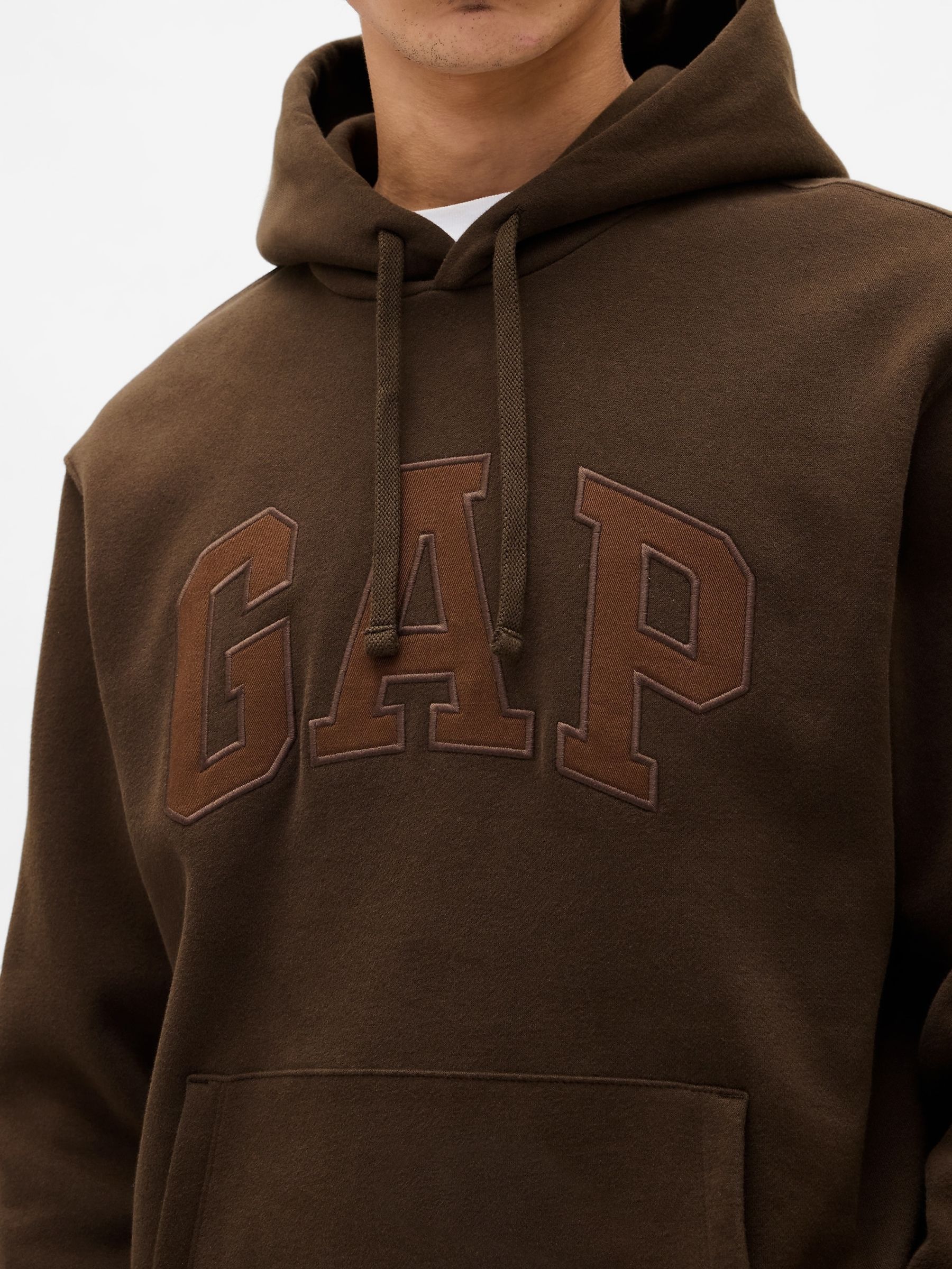 Brown VintageSoft Arch Logo Hoodie - Image 4 of 4