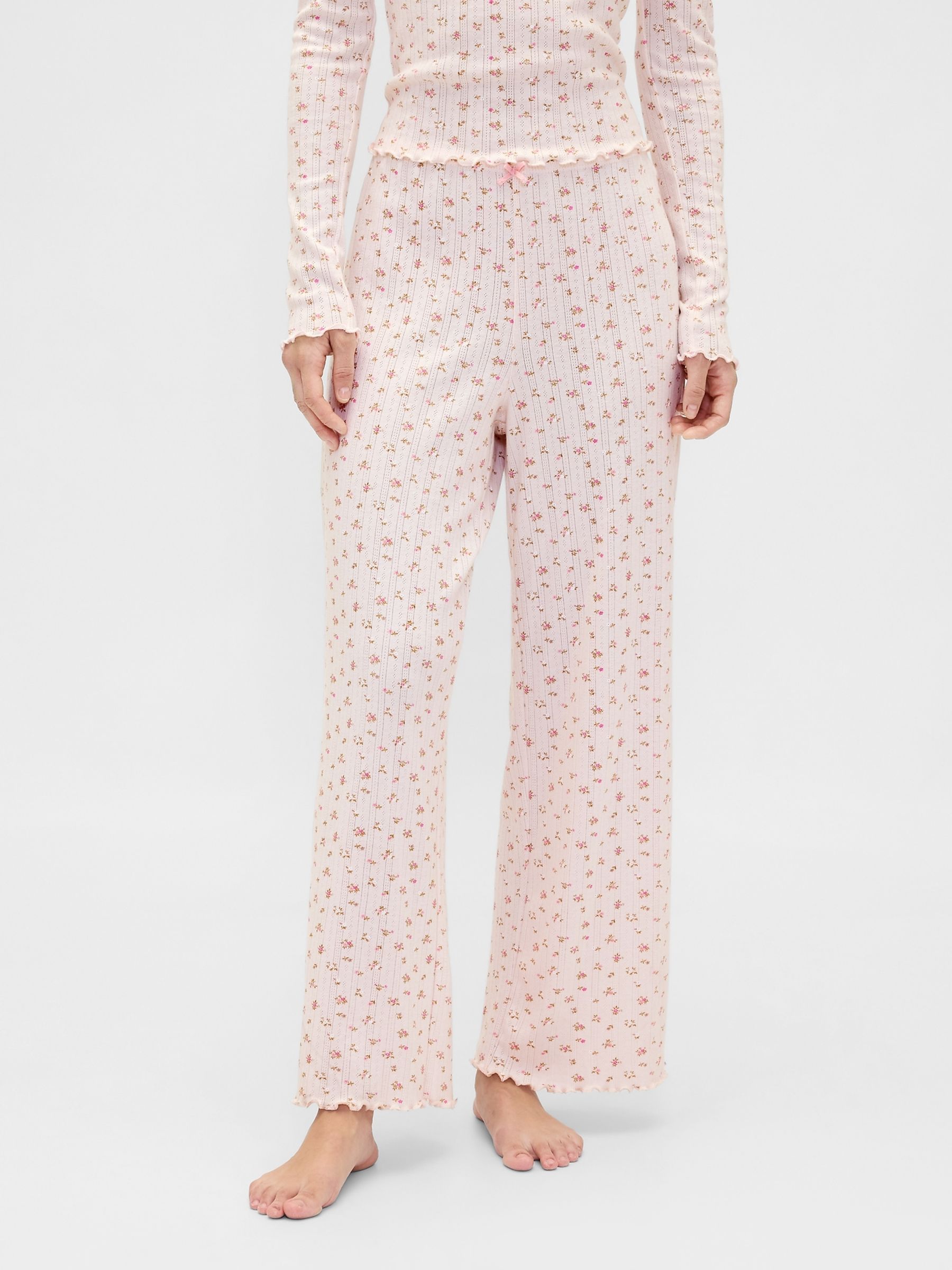 Pink Pointelle Pyjama Bottoms - Image 1 of 5