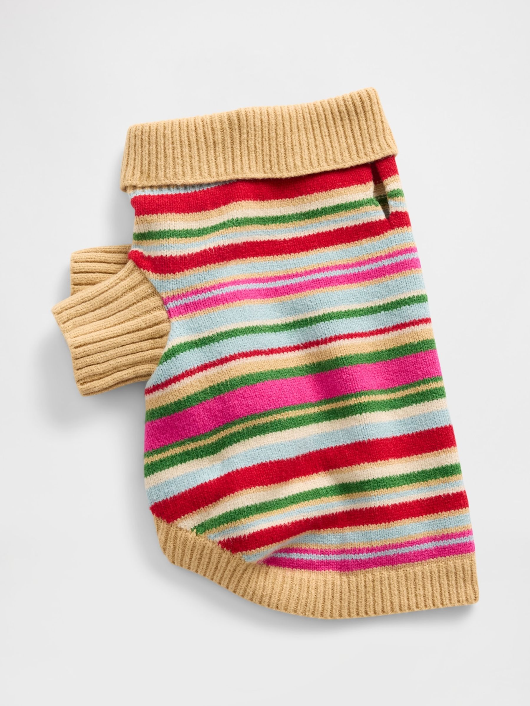 Pink Stripe Pet CashSoft Jumper - Image 4 of 4