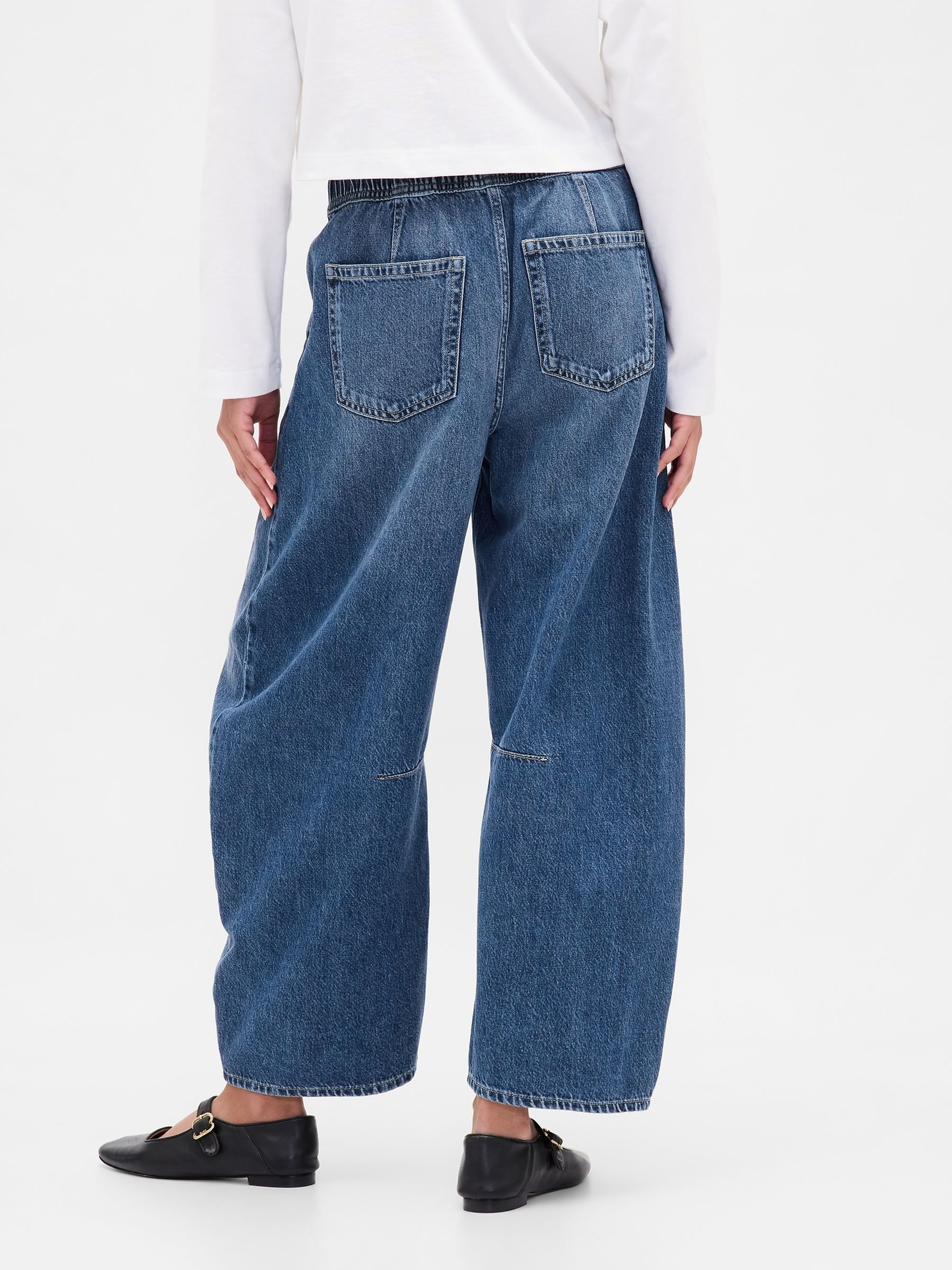 Blue Mid Waisted UltraSoft Easy Horseshoe Jeans - Image 2 of 6