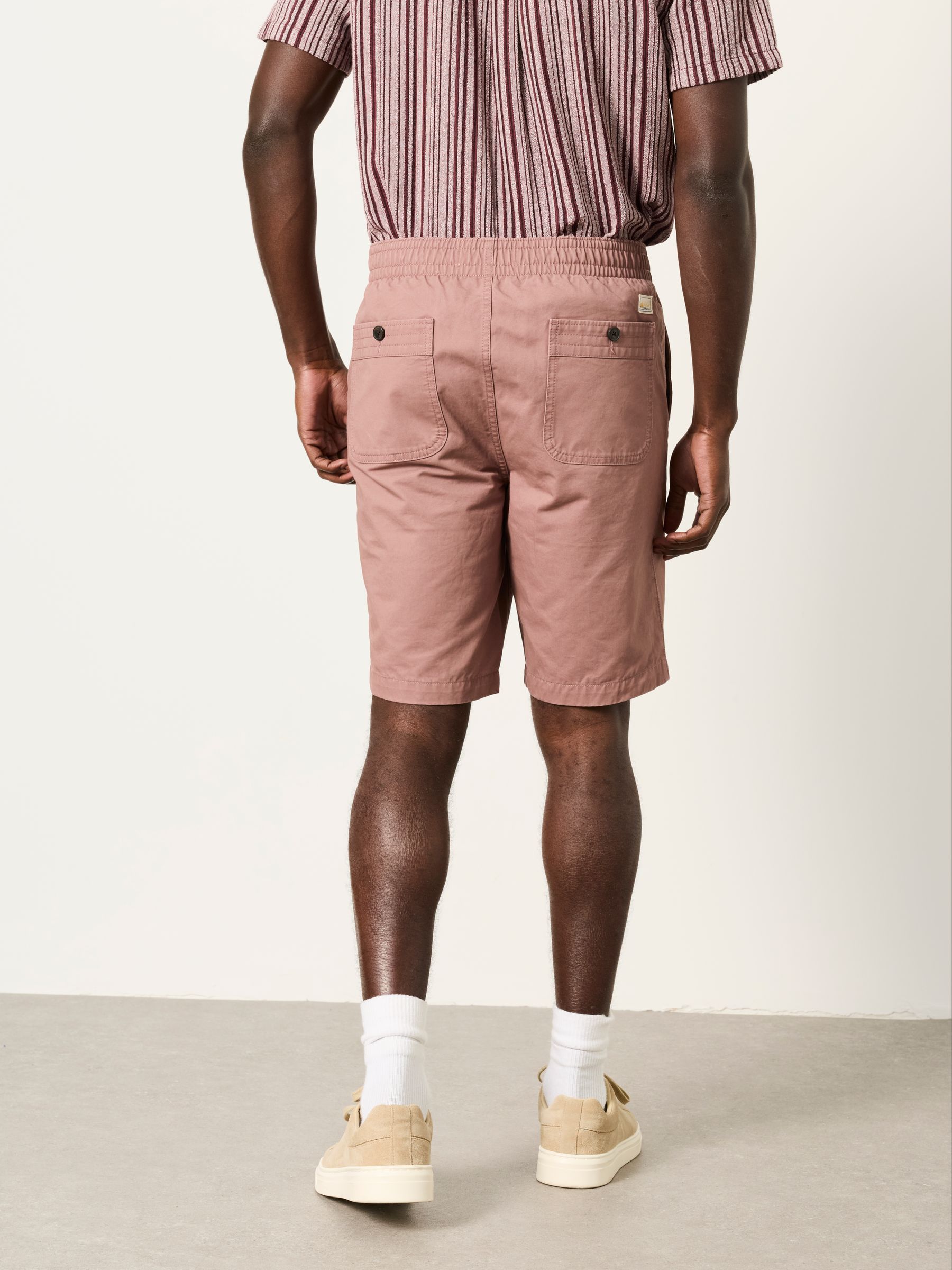 Selsey Dusky Pink Pull On Shorts - Image 2 of 6