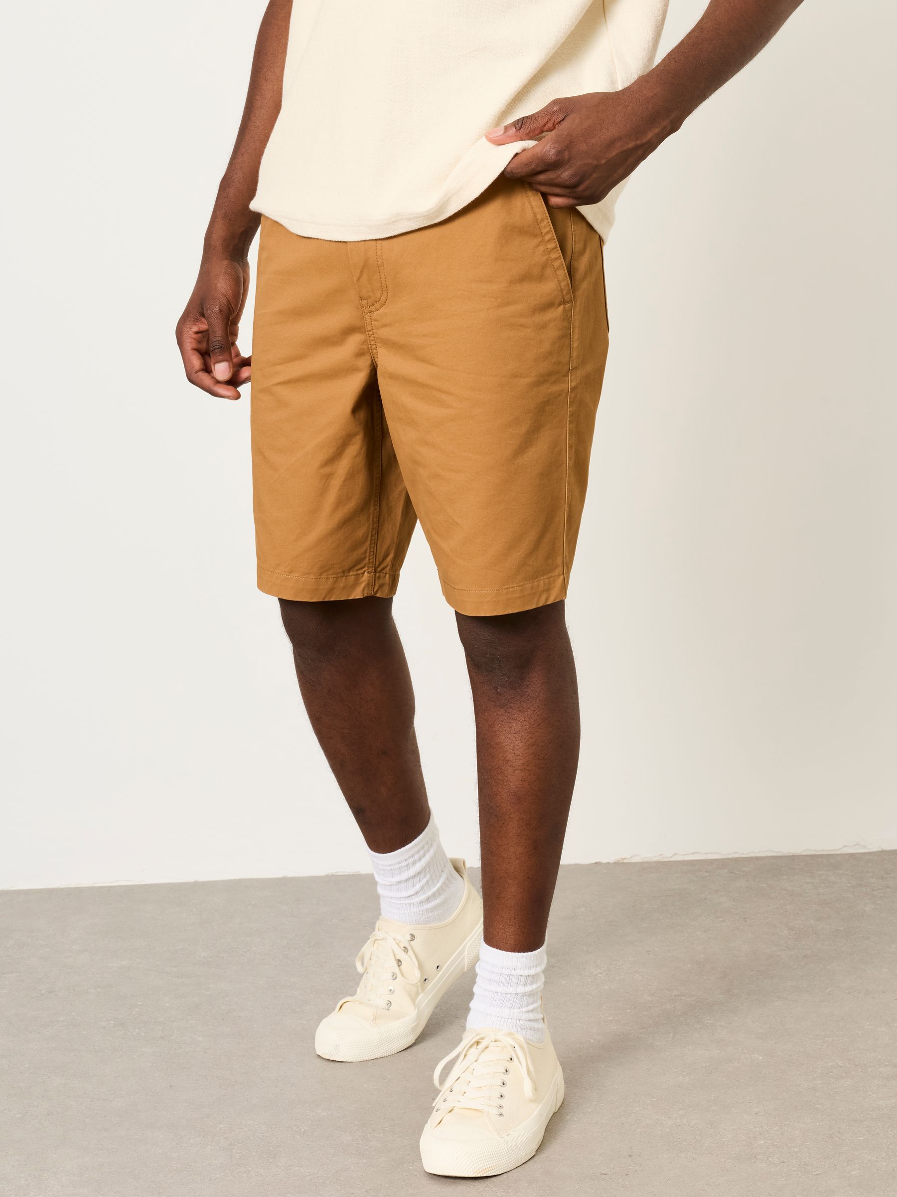 Selsey Golden Tan Pull On Shorts - Image 1 of 7