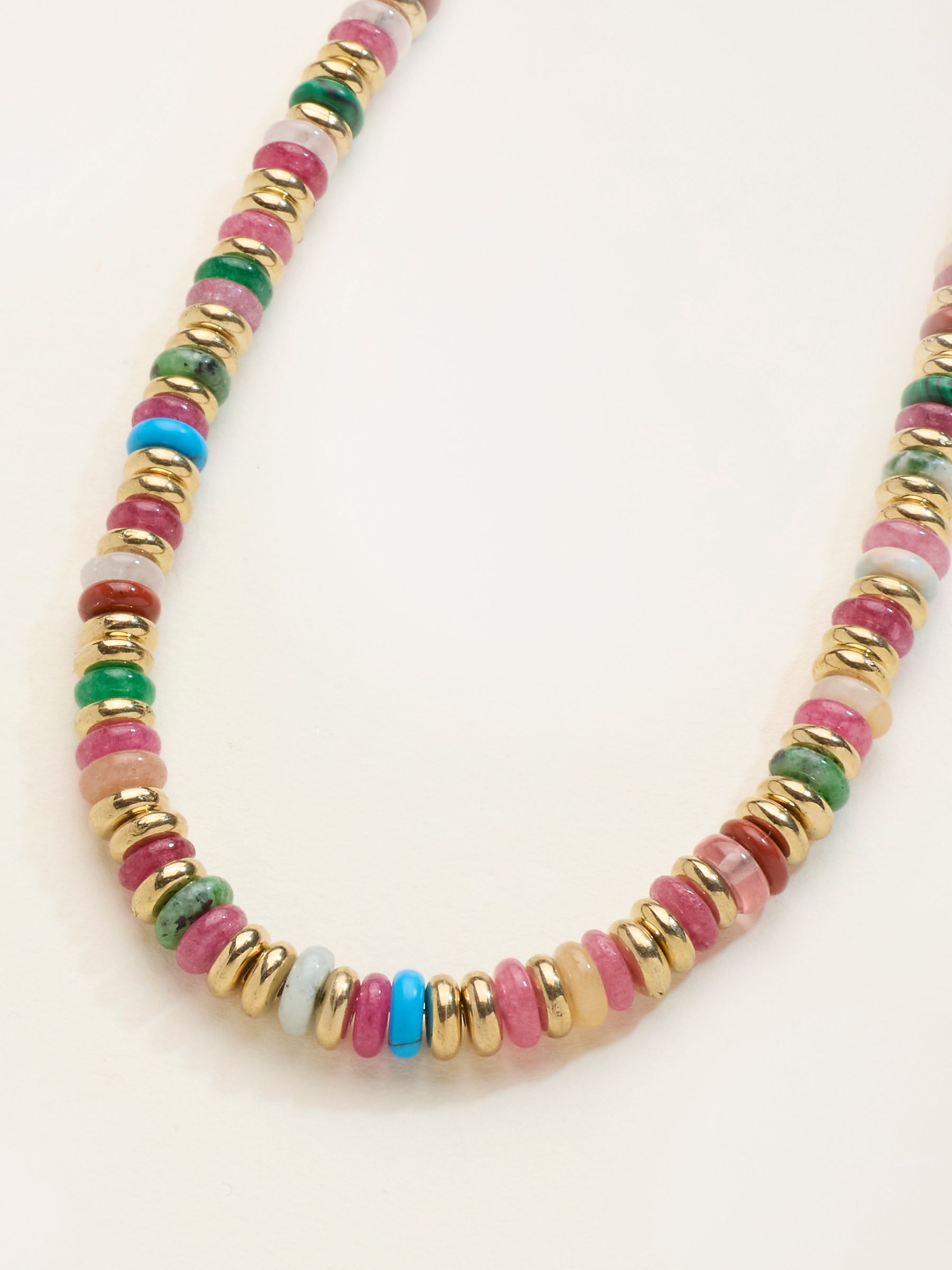 Multi Bright Stone Necklace - Image 2 of 2