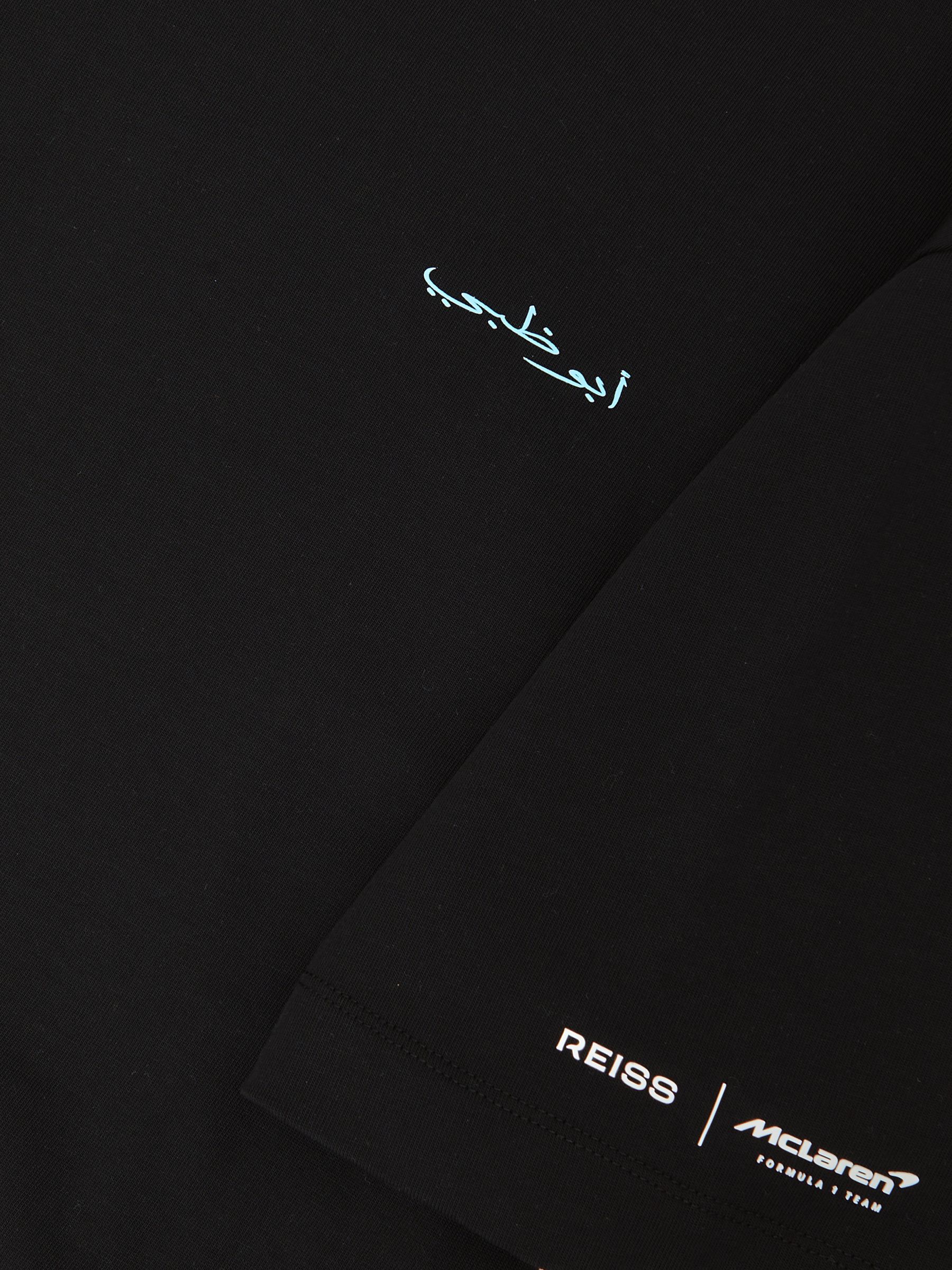 McLaren F1 Team Abu Dhabi T-Shirt Unisex Fit in Black - Image 8 of 8