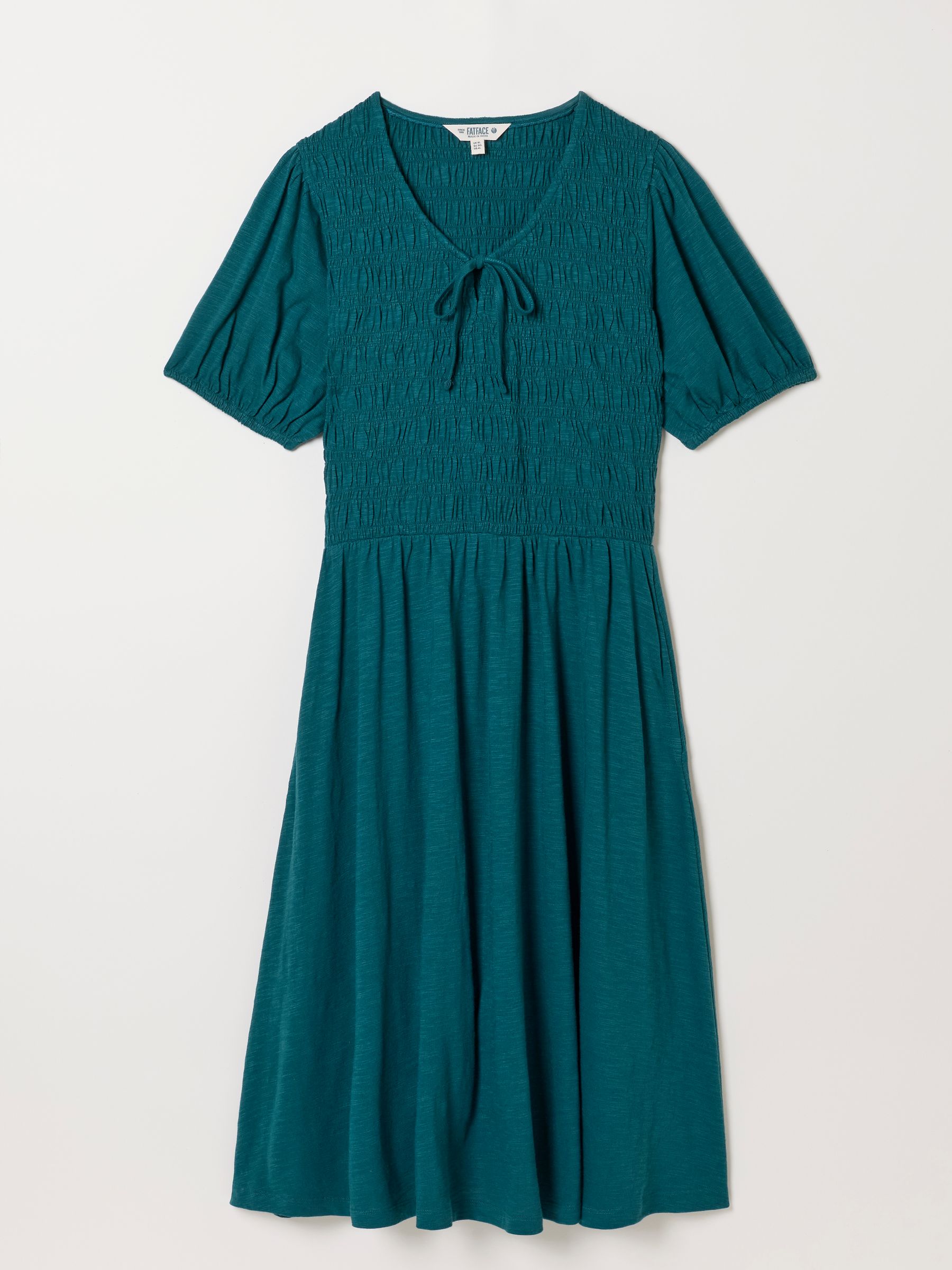 Nora Teal Blue Regular Jersey Dress - Image 1 of 1