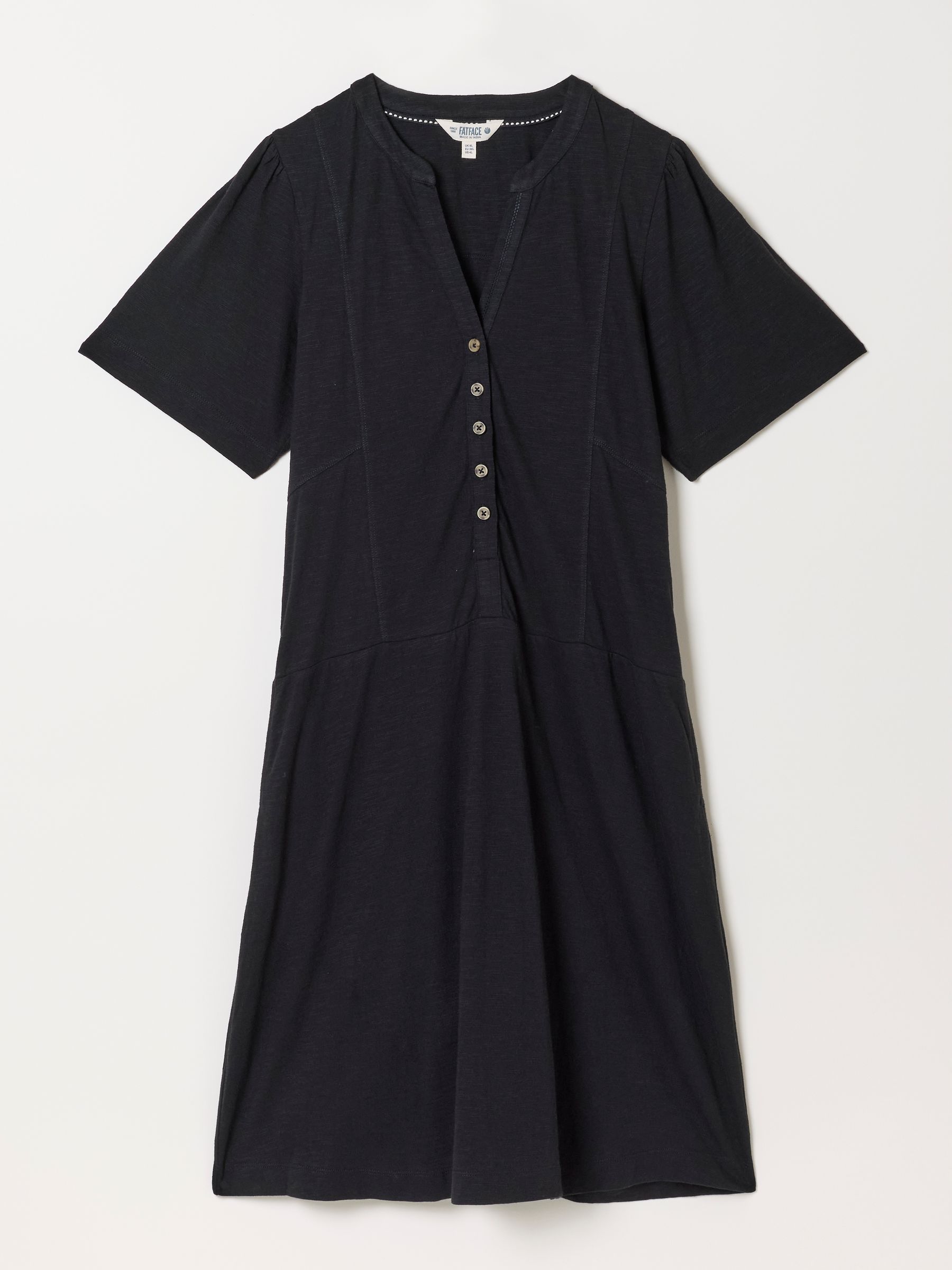Maggie Black Regular Jersey Dress - Image 6 of 6