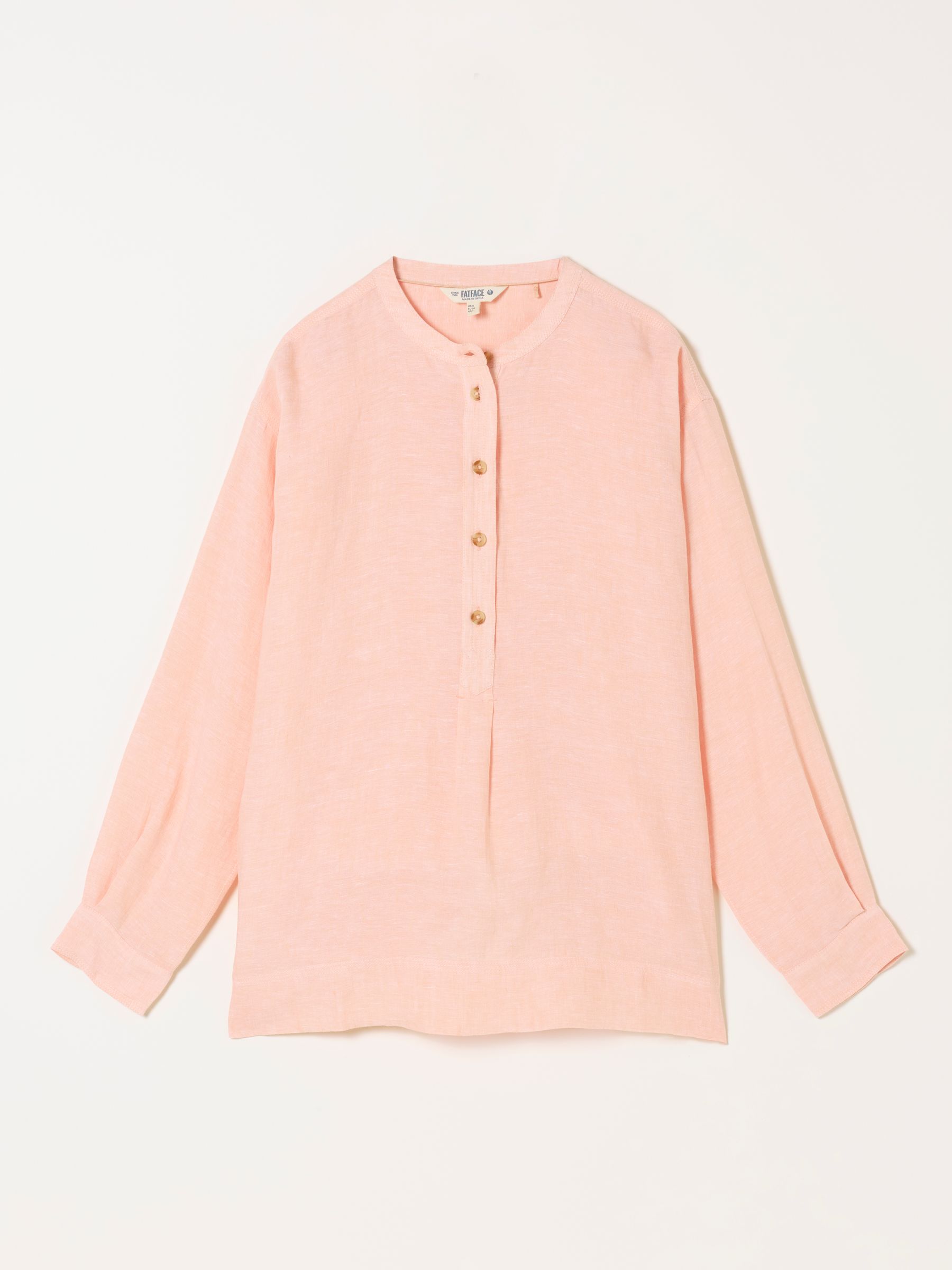 Julia Orange Regular Linen Popover - Image 7 of 7 Julia Orange Regular Linen Popover - Image 7 of 7