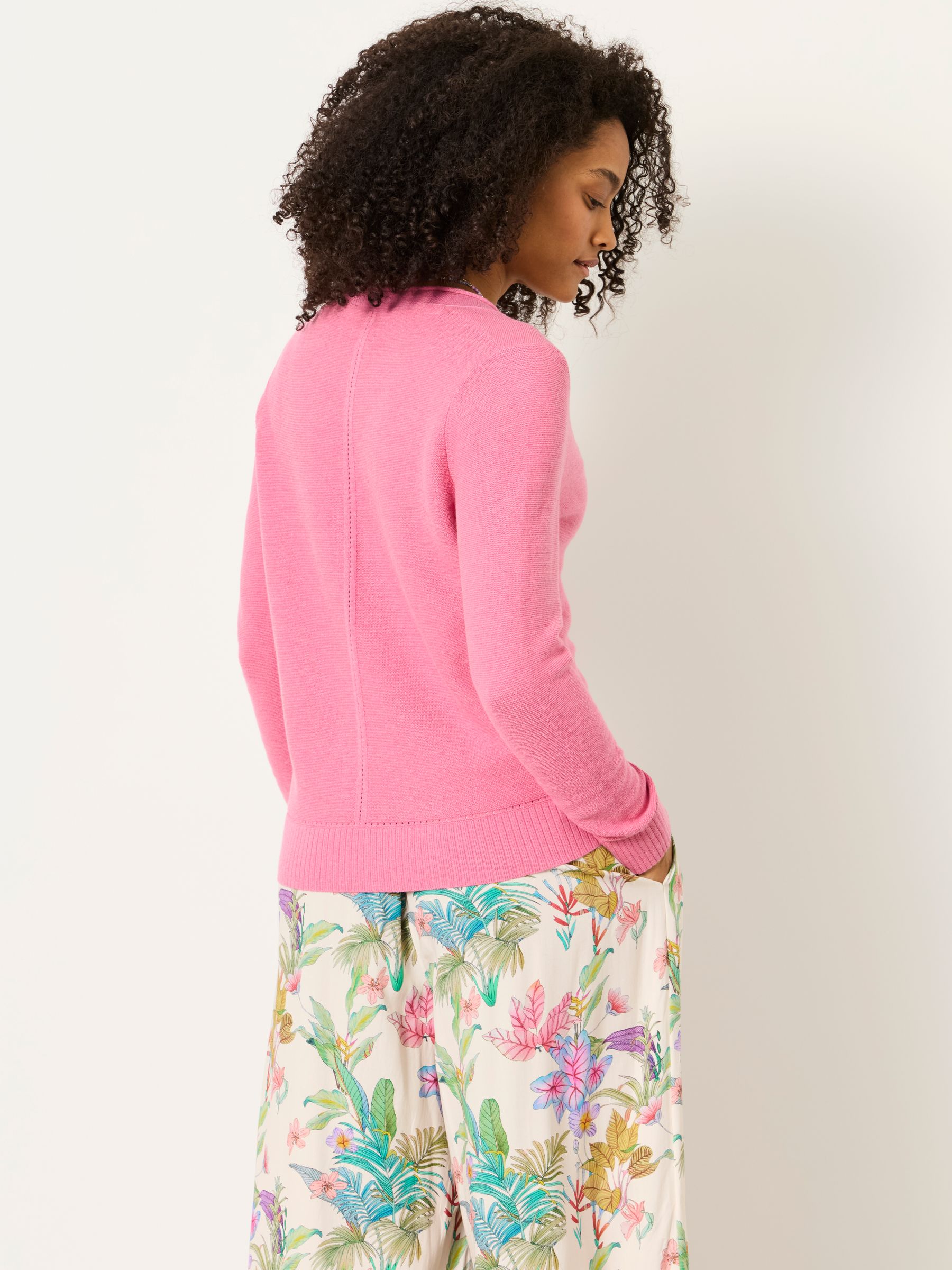 Lucee Pink Knitted Cardigan - Image 2 of 6 Lucee Pink Knitted Cardigan - Image 2 of 6