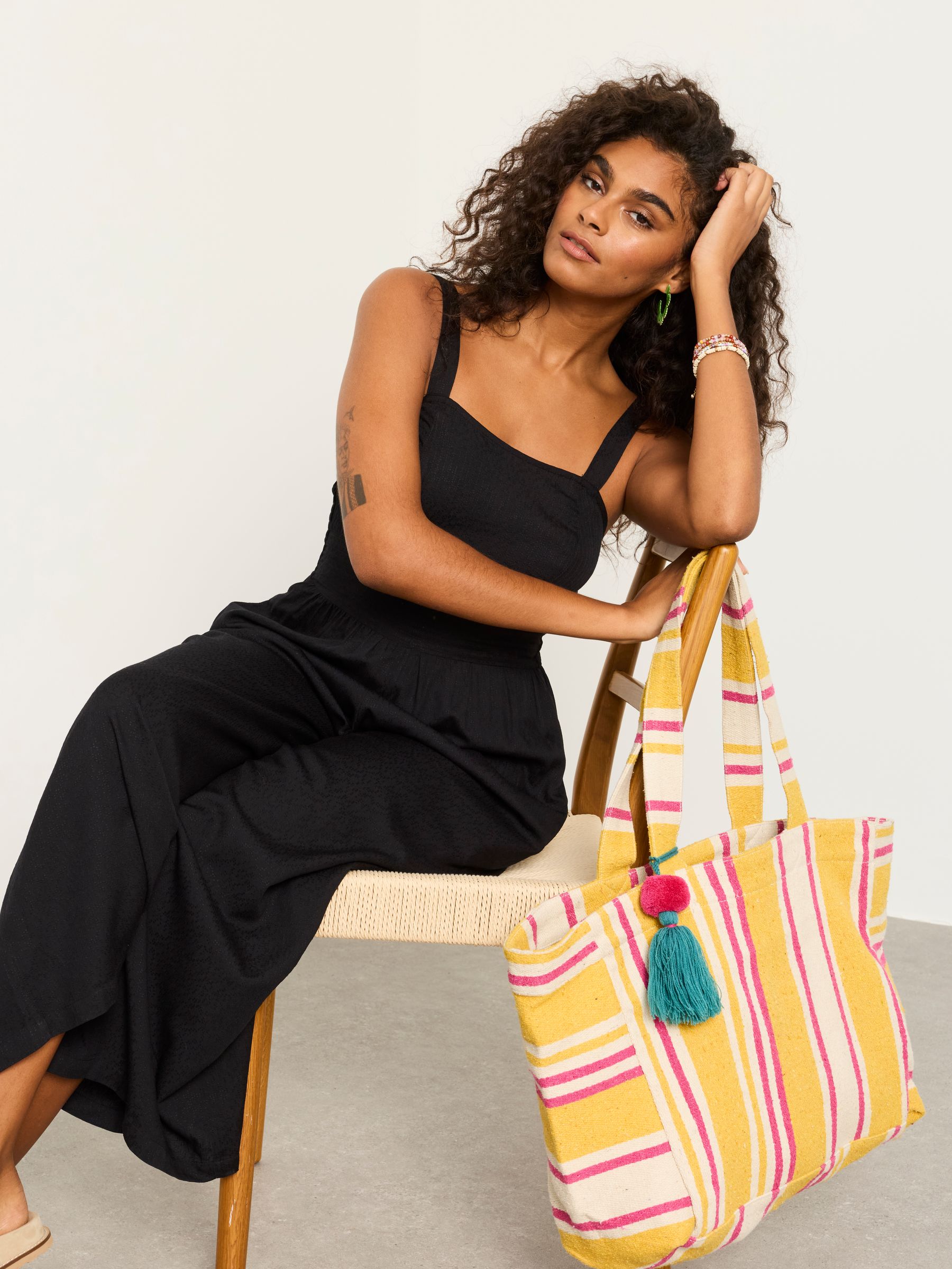 Ruby Black Jumpsuit | FatFace