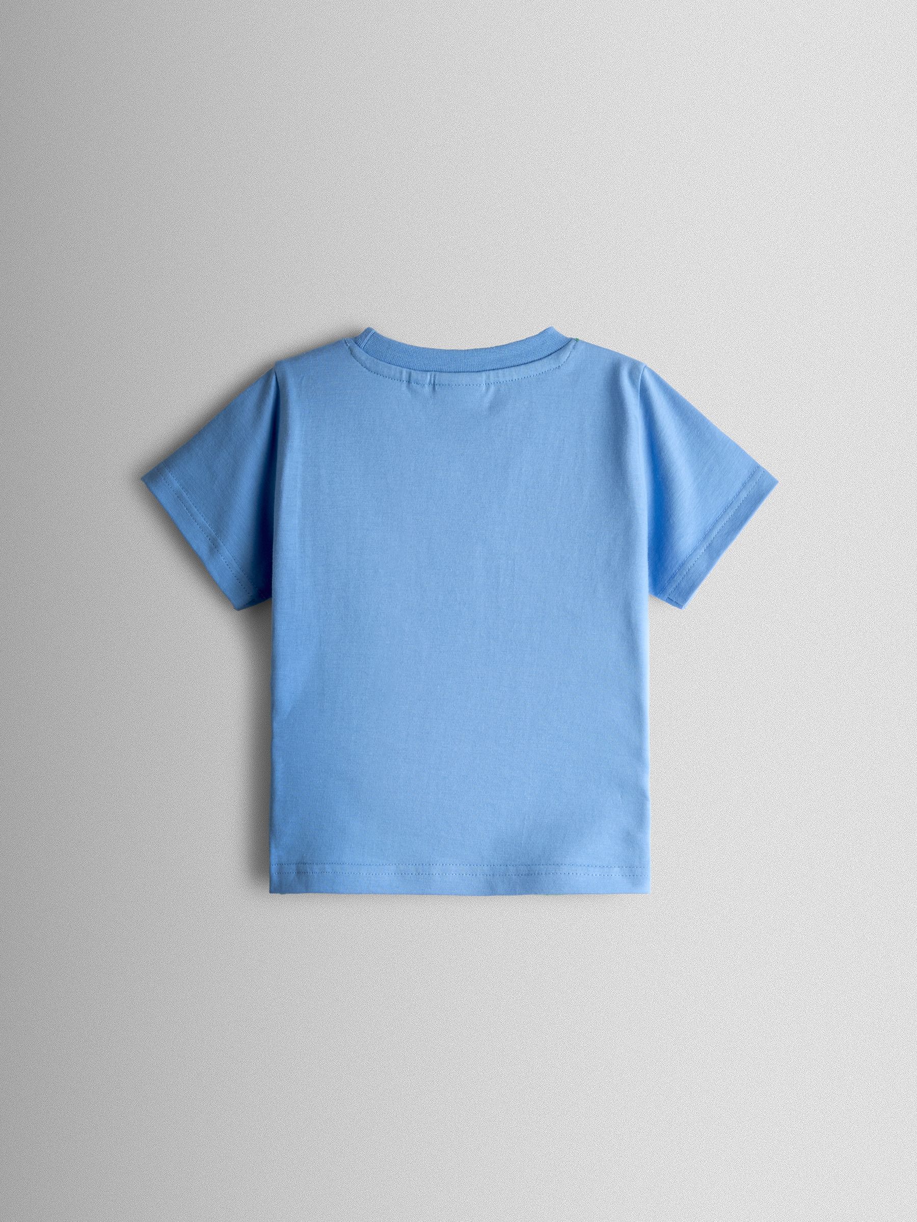 Blue Tennis Dino Appliqué T-Shirt - Image 2 of 3