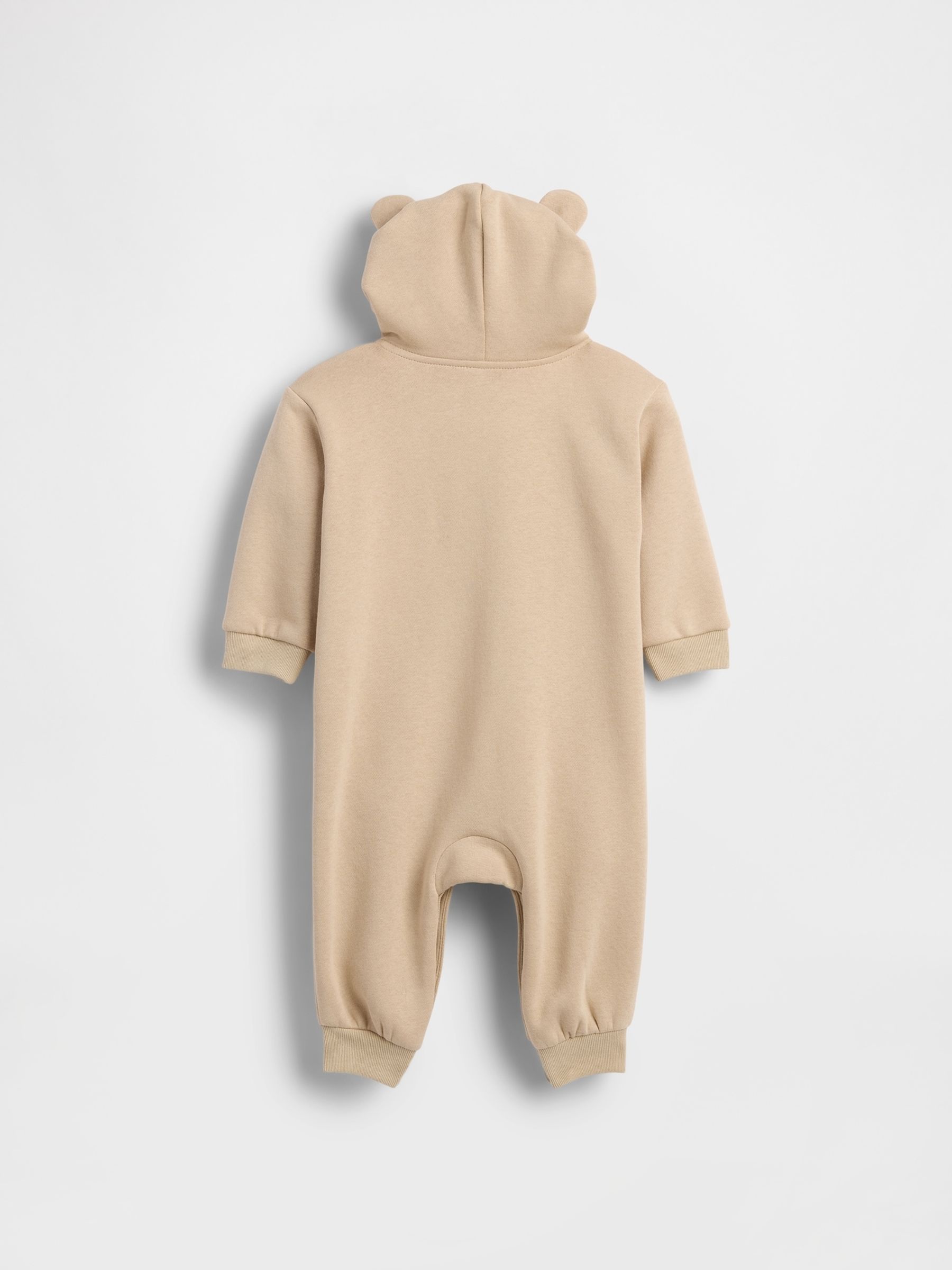 Beige VintageSoft Logo Hoodie 1 Piece (Newborn-24mths) - Image 2 of 2 Beige VintageSoft Logo Hoodie 1 Piece (Newborn-24mths) - Image 2 of 2