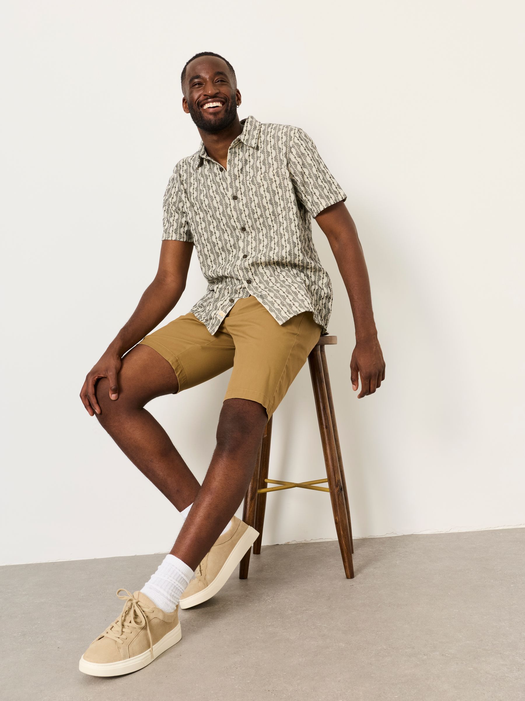 Stone Bosbury City Chino Shorts - Image 5 of 6