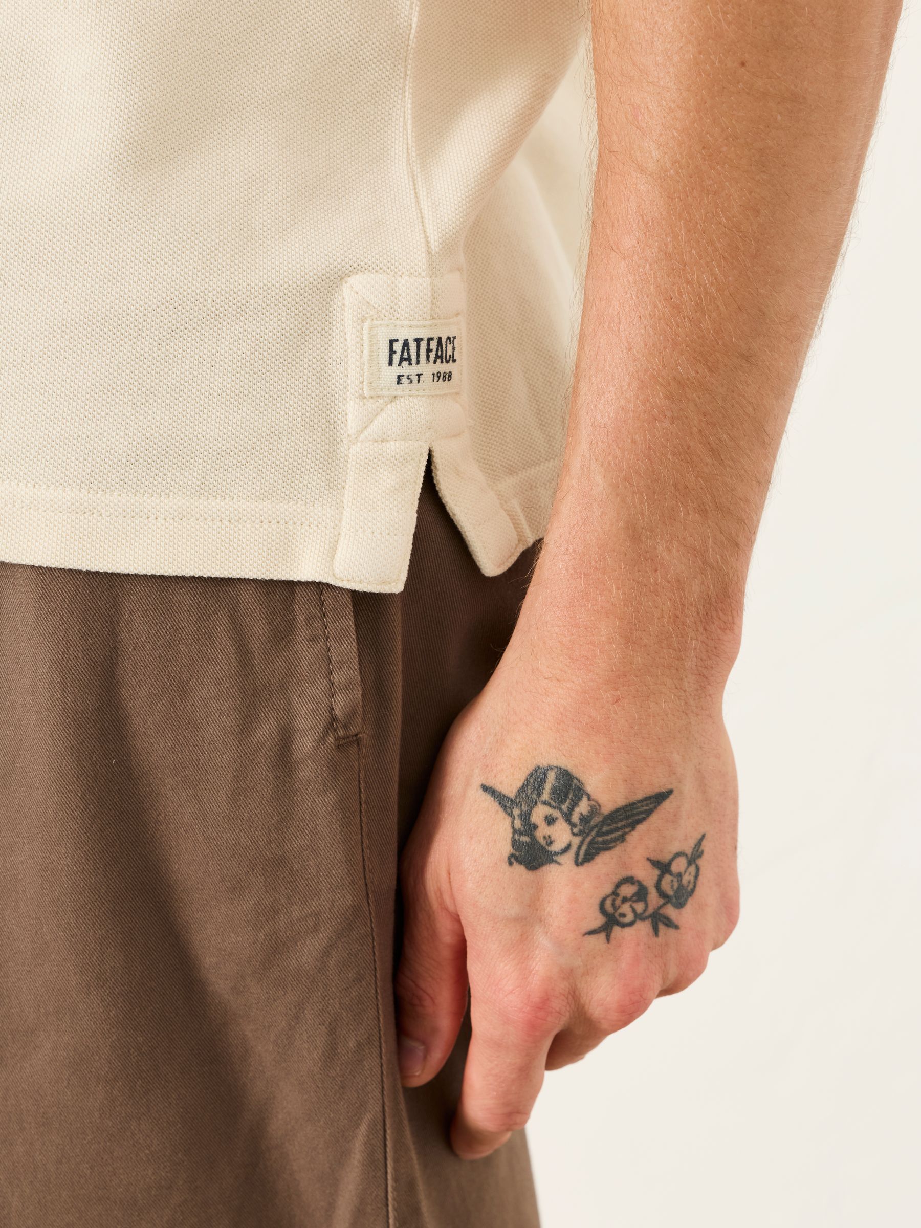 Natural Short Sleeve Pique Polo - Image 4 of 6