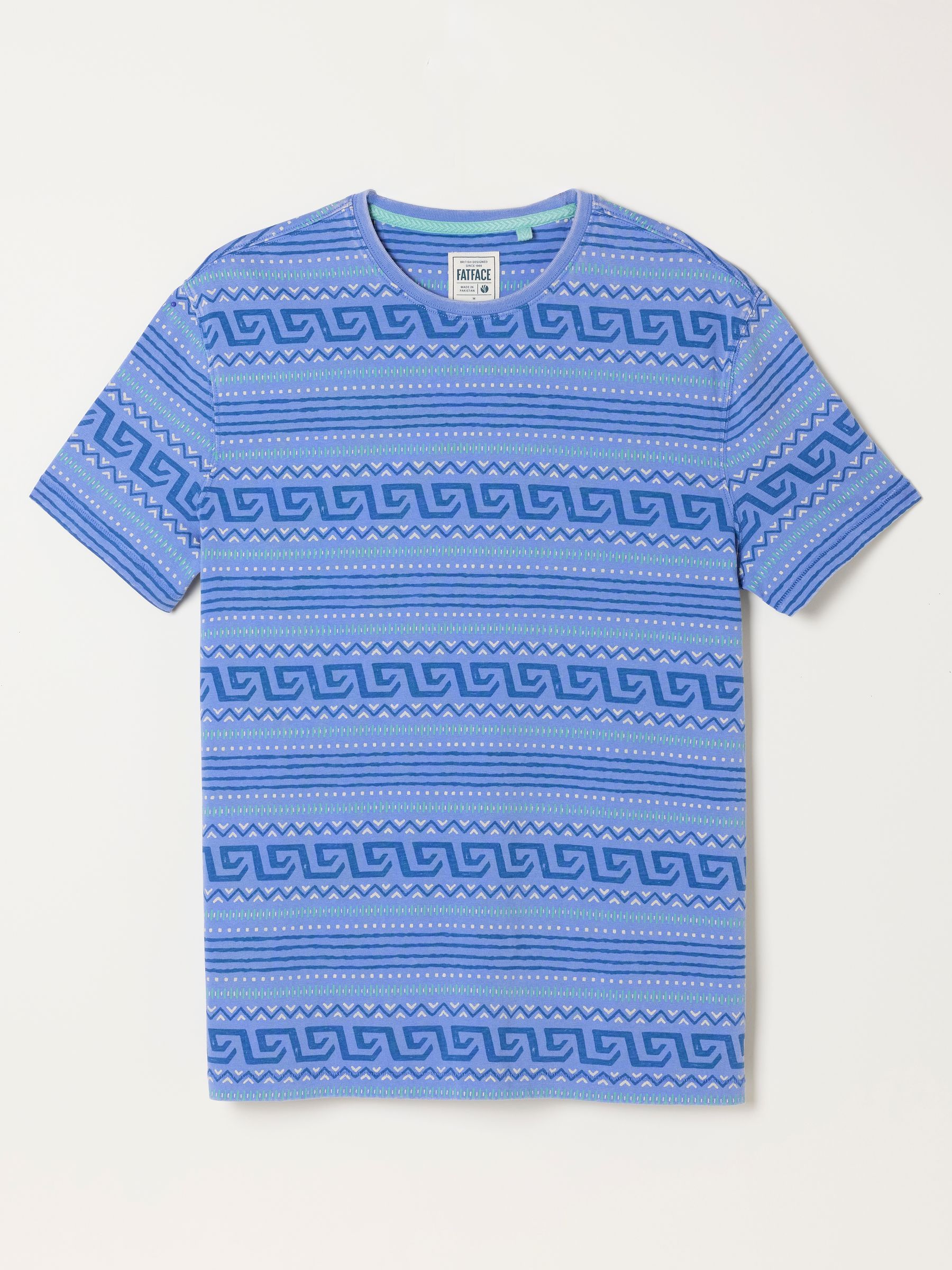Blue Graphic Stripe Tshirt - Image 6 of 6
