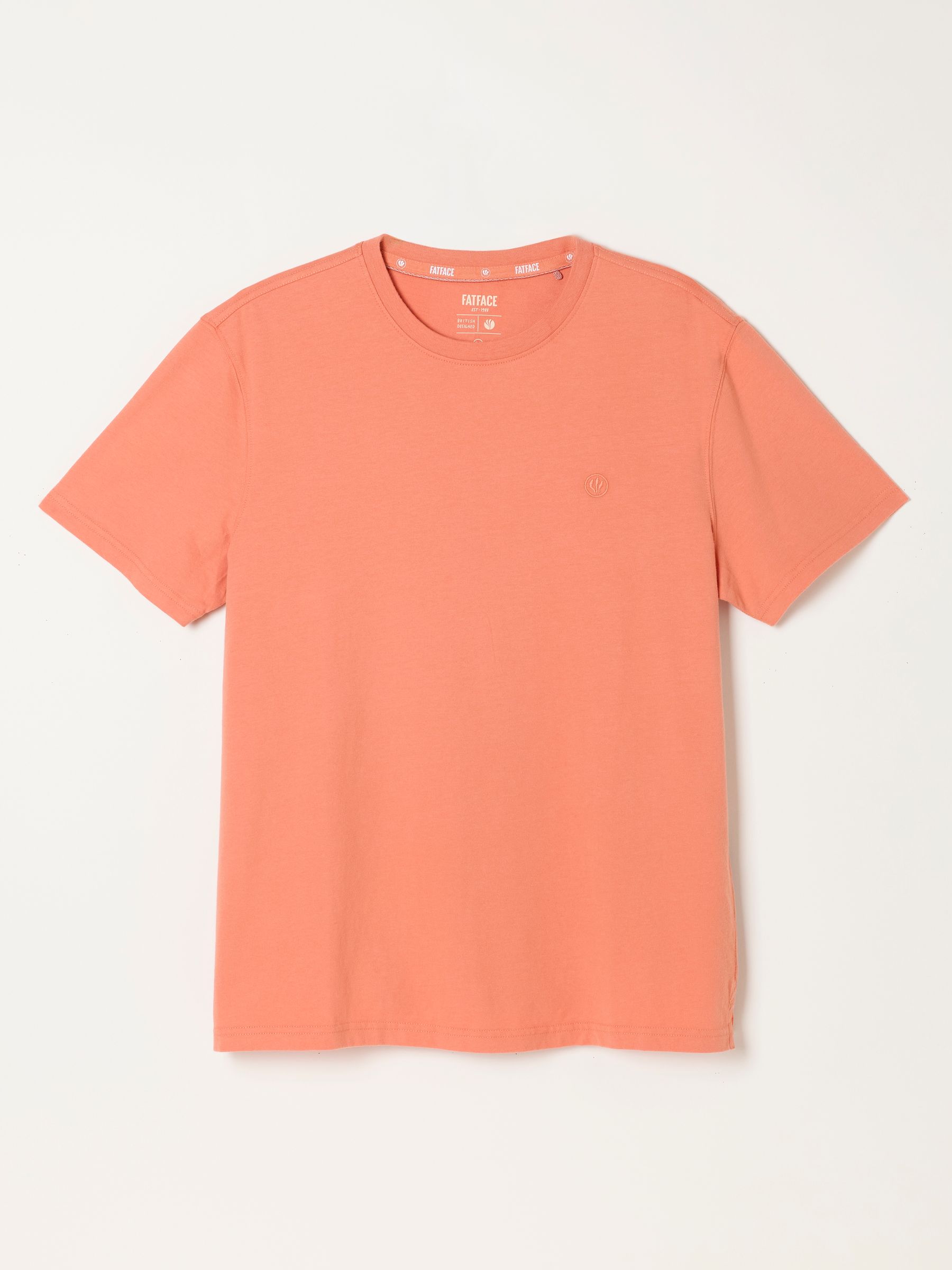 Lulworth Coral Pink Short Sleeve T-Shirt - Image 1 of 1