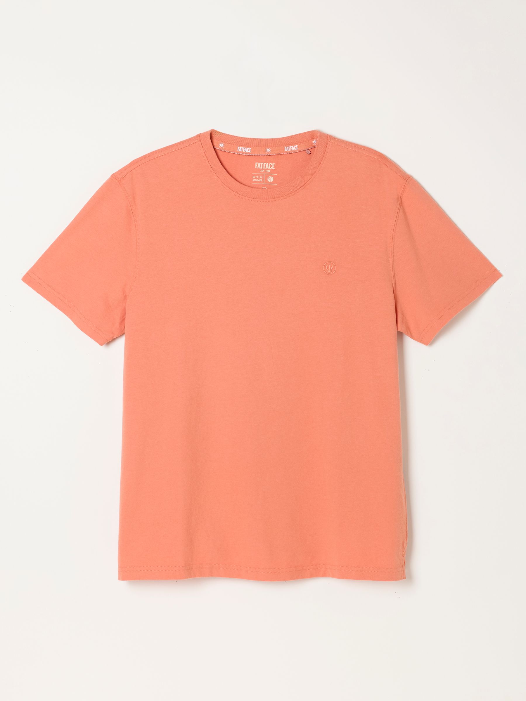 Lulworth Coral Pink Short Sleeve T-Shirt - Image 6 of 6