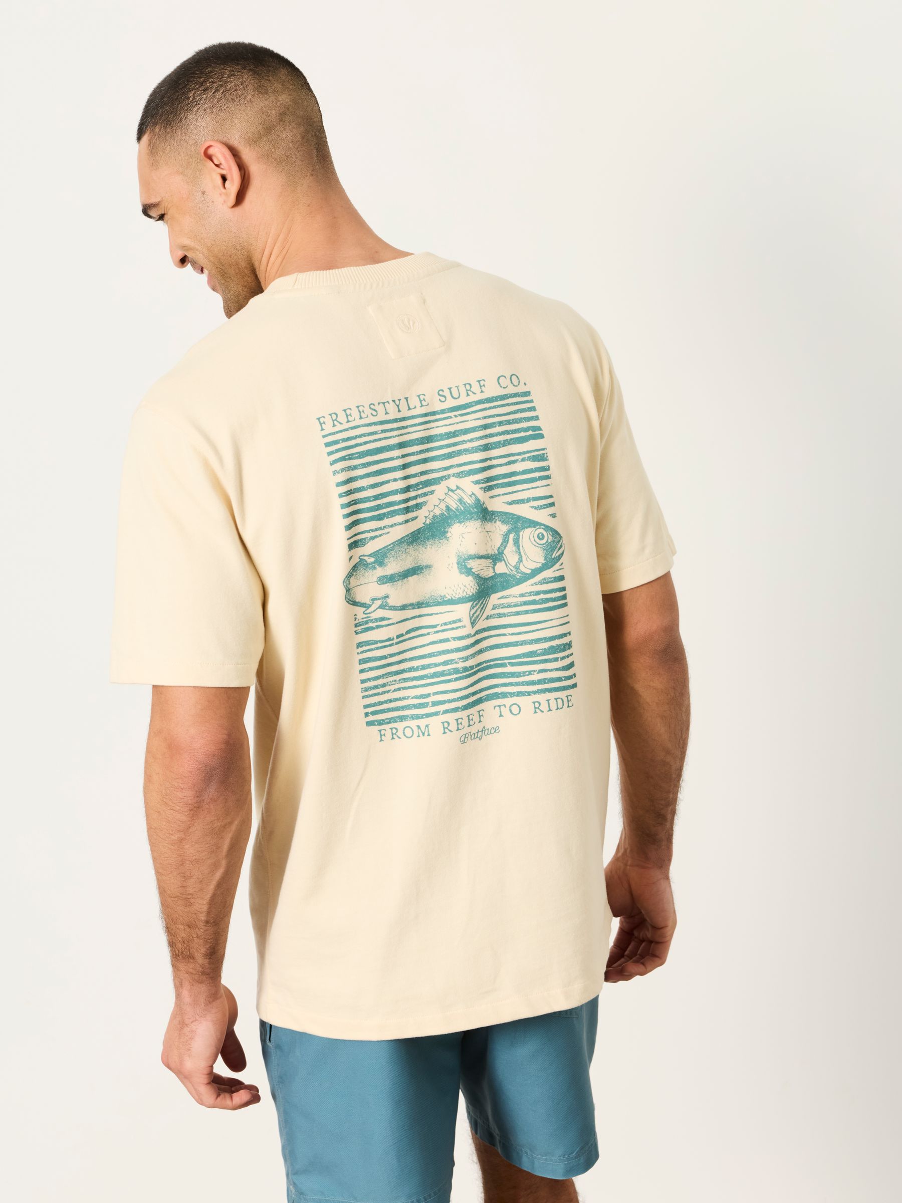 Natural Reef To Ride Relaxed Graphic Tshirt - Image 6 of 8