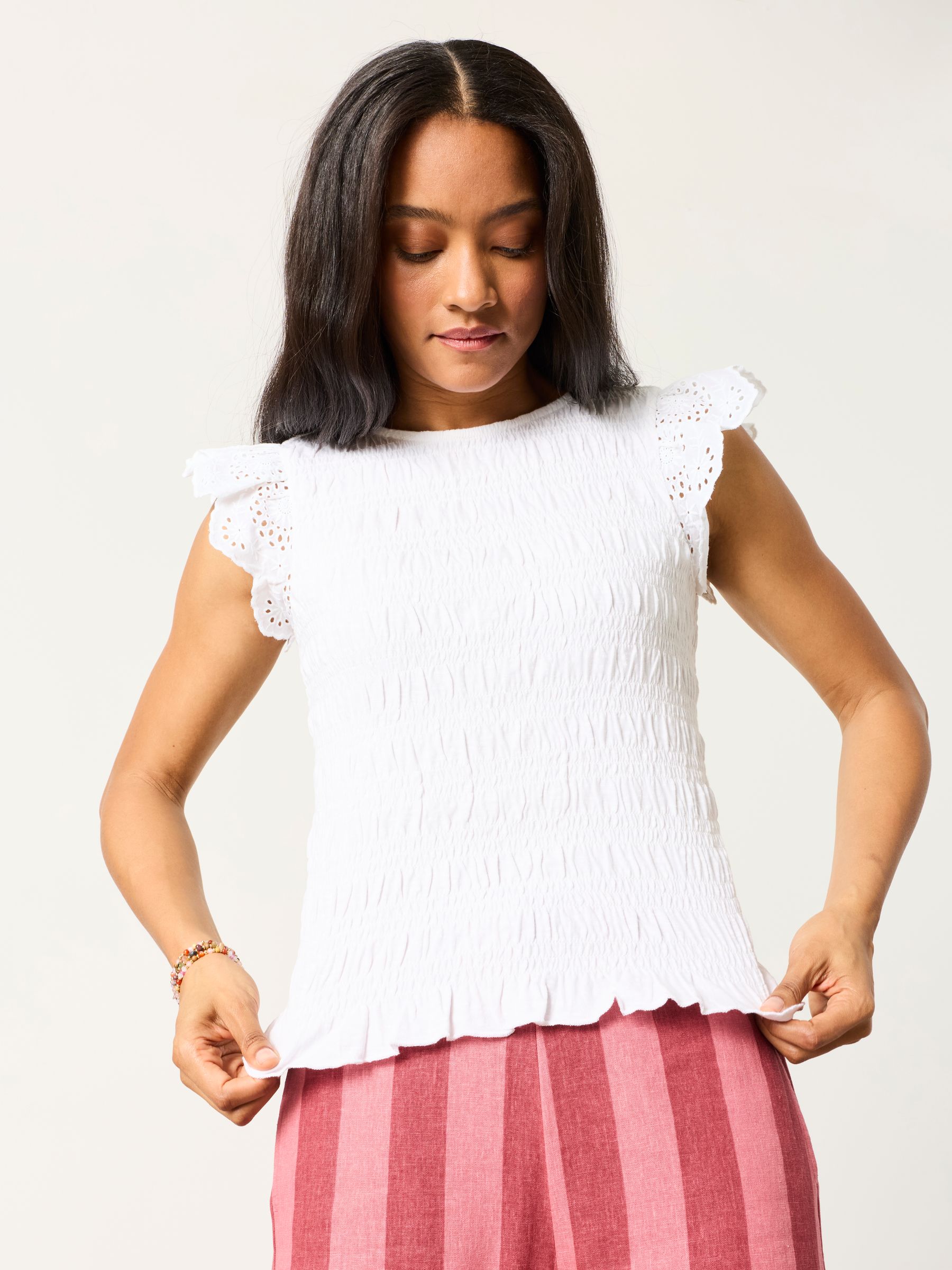 Betty White Shirred Top - Image 5 of 6