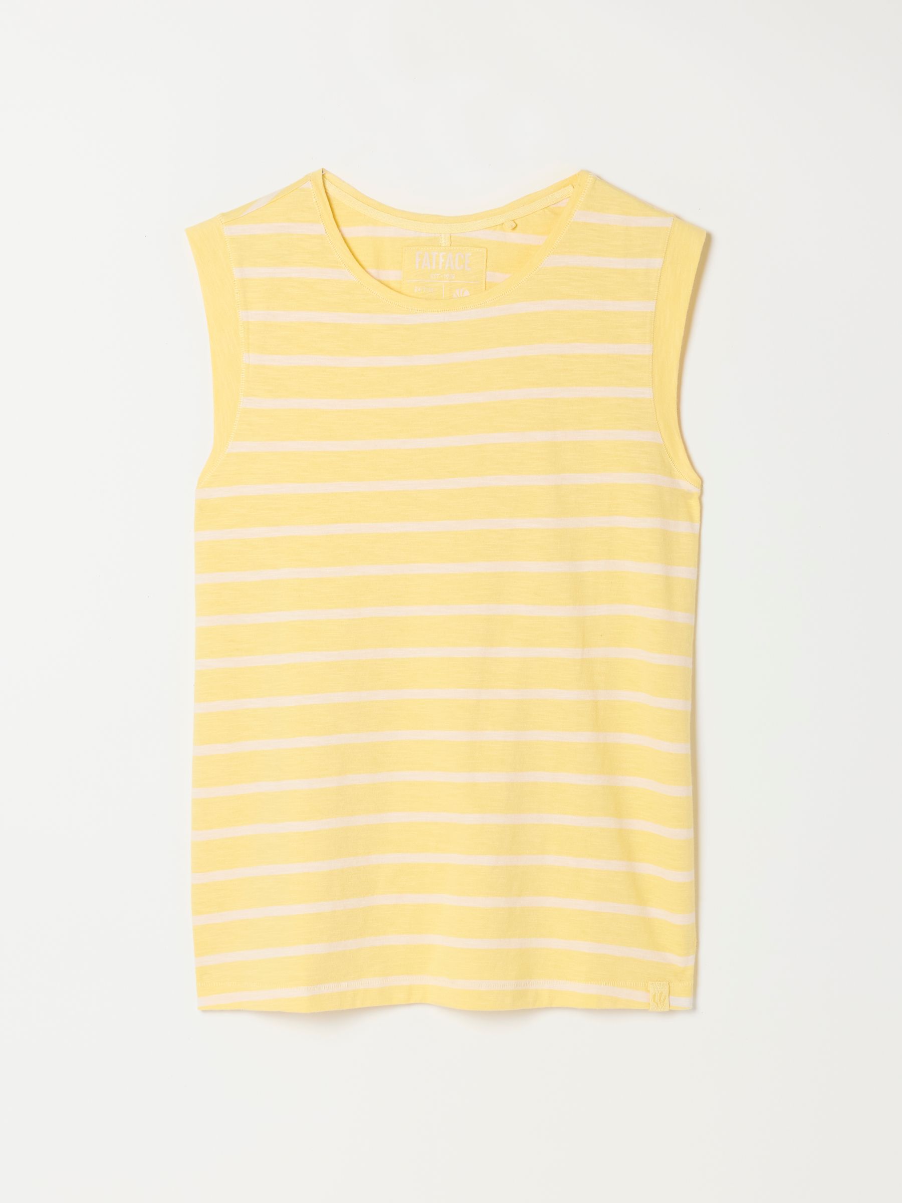 Tia Yellow Stripe Jersey Tank - Image 6 of 6