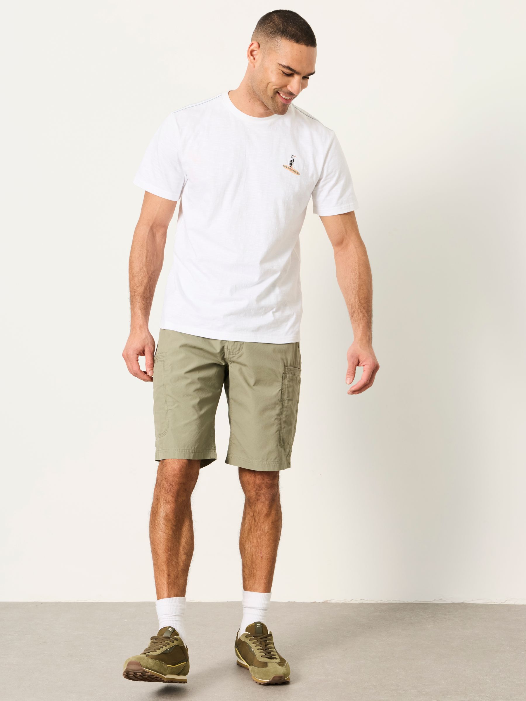 White Embroidered Bird Graphic Tshirt - Image 3 of 7