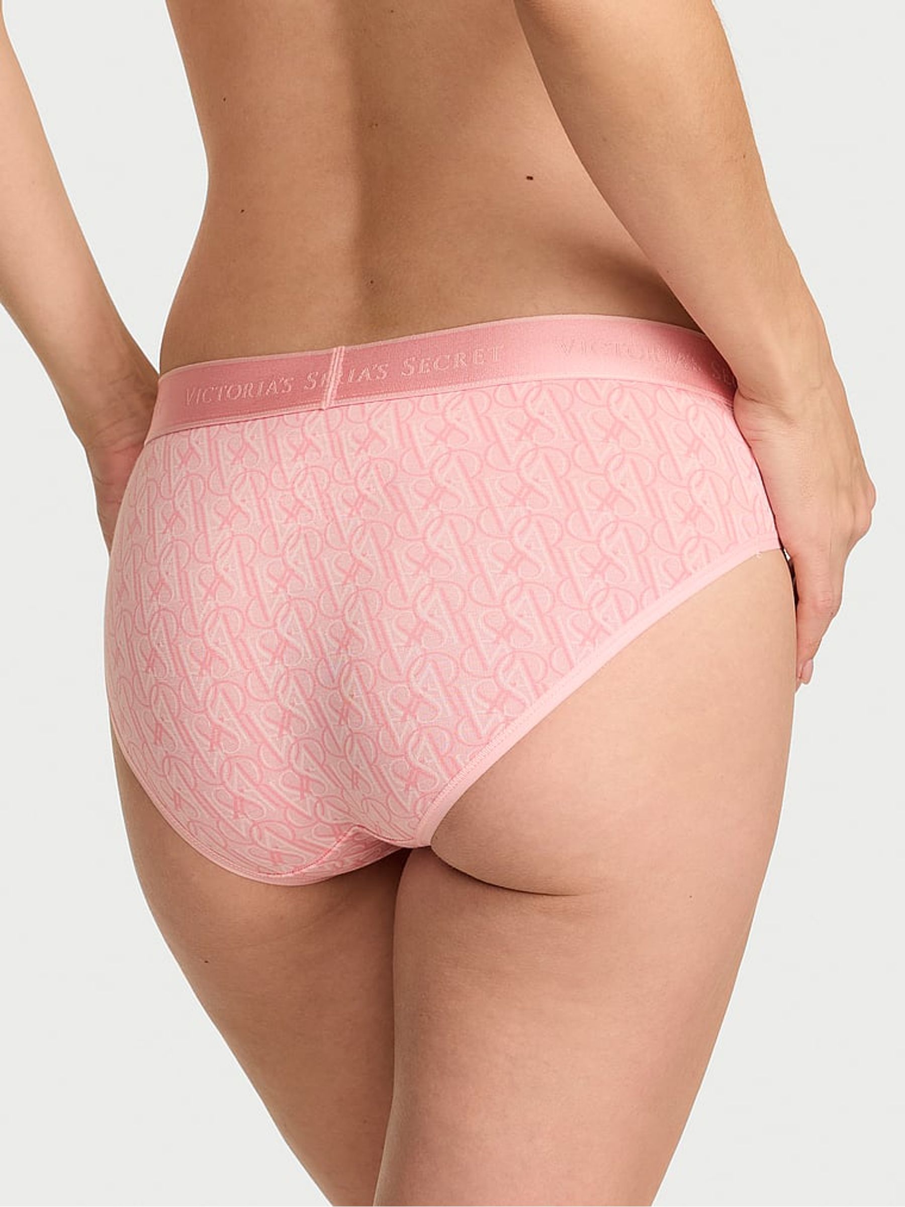 Pretty Blossom Pink Lockup Hipster Logo Knickers - Image 2 of 2