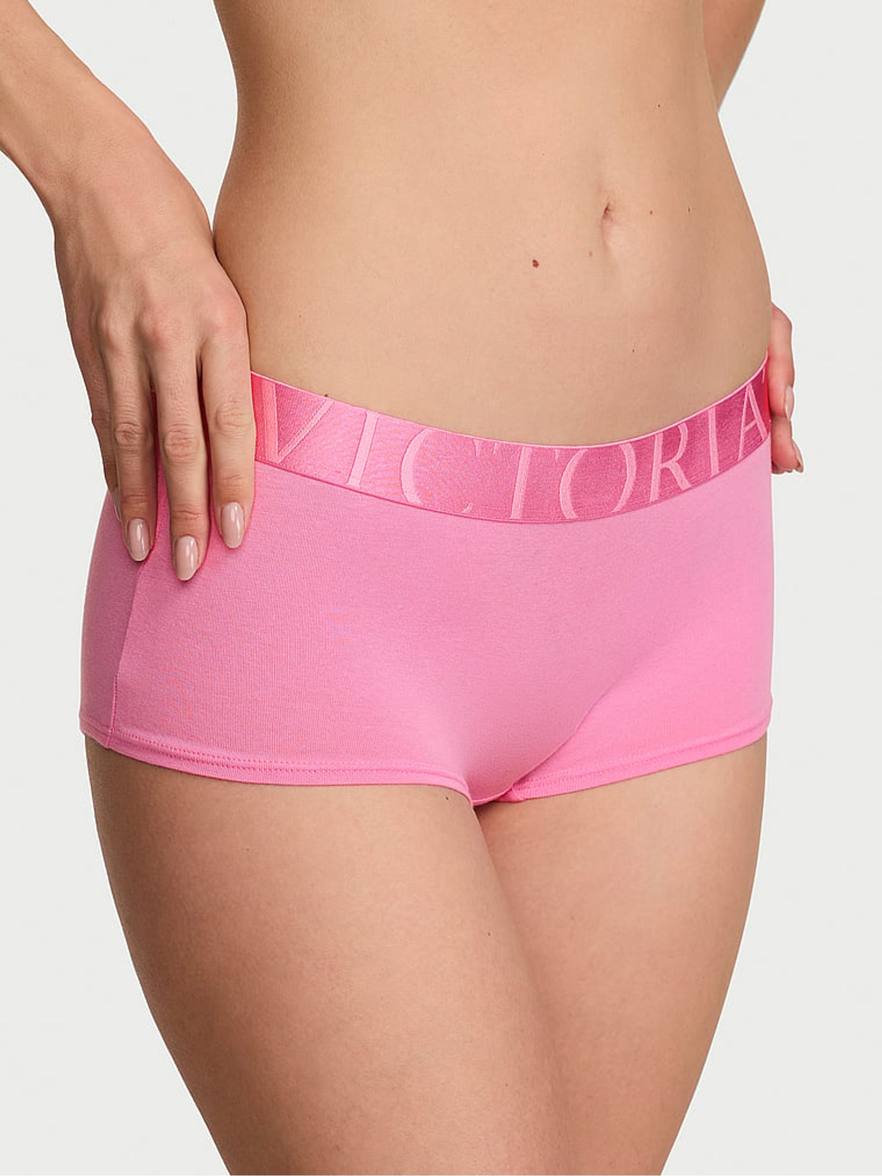 Pink Sugar Short Exploded Logo Knickers - Image 1 of 2