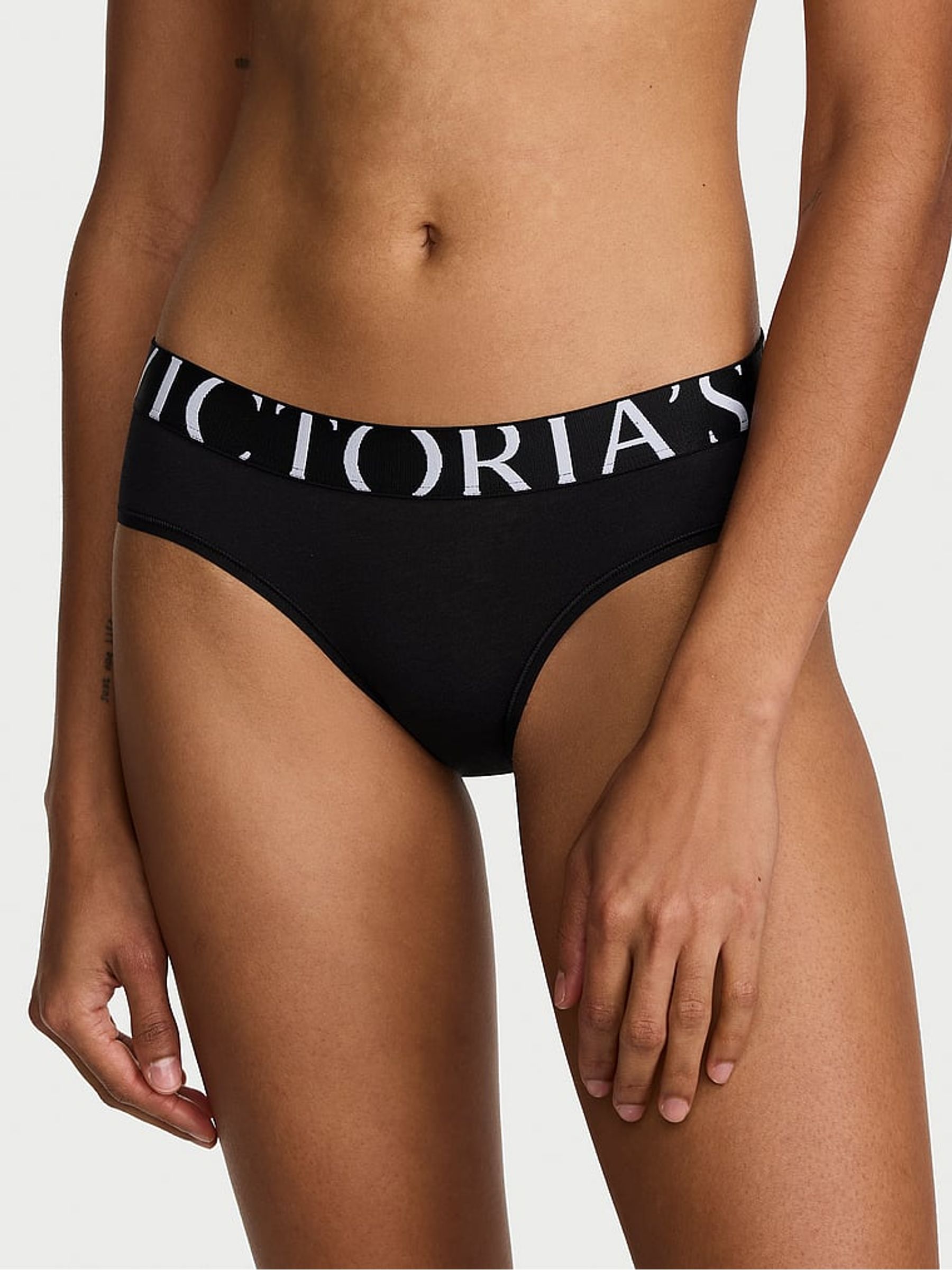 Black Hipster Exploded Logo Knickers - Image 1 of 3