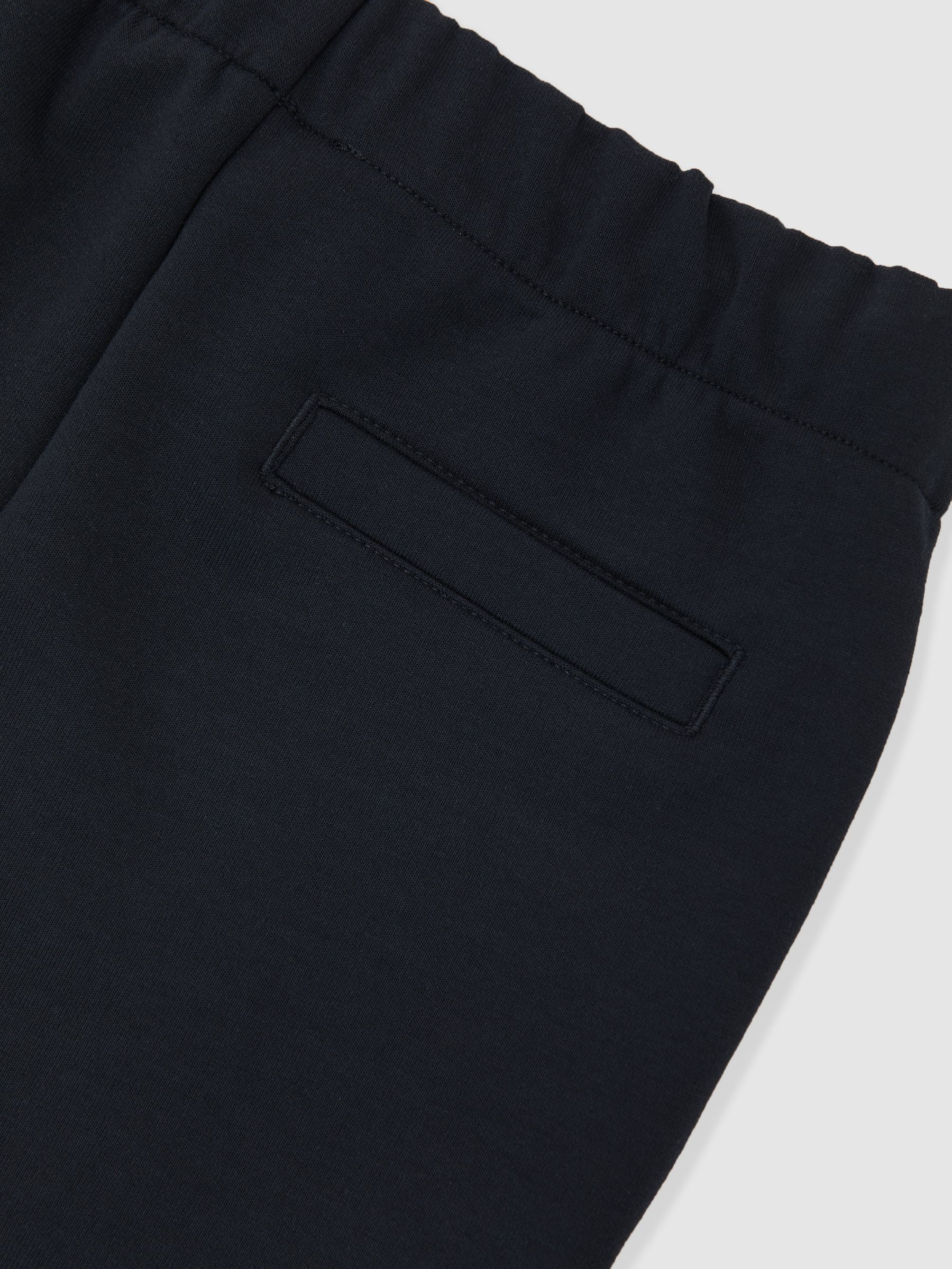 9-13 yrs Premium Interlock Drawstring Pintuck Shorts in Navy - صورة 5 من 5